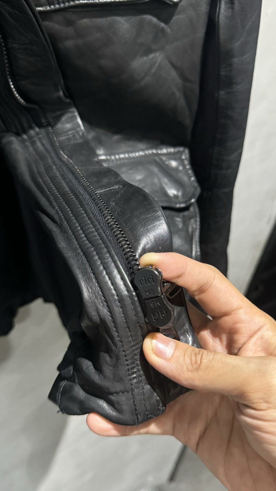Japanese Brand Attack The Mind 7 Tactical Oxhide Leather Jacket Size US L / EU 52-54 / 3 - 9 Thumbnail