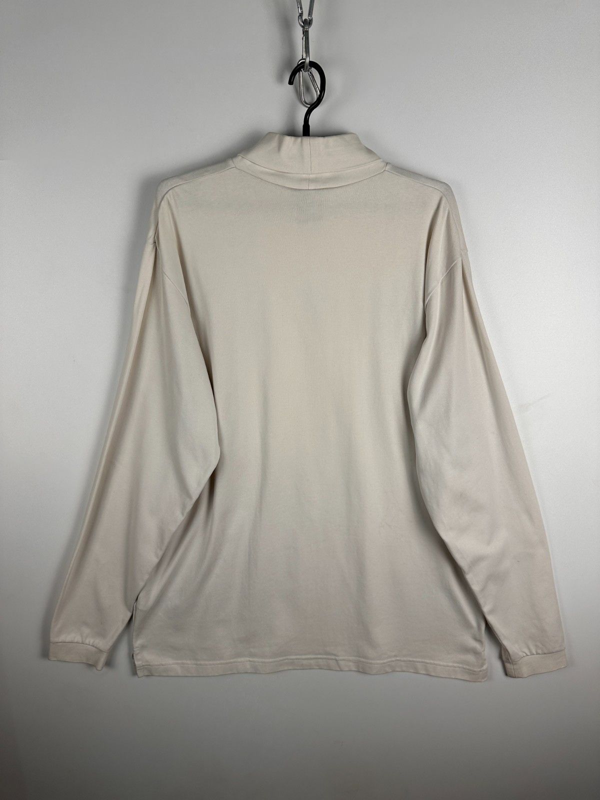 Nike Vintage Nike Turtleneck Sweatshirt White Jumper Size XL 90s Size US XL / EU 56 / 4 - 7 Thumbnail