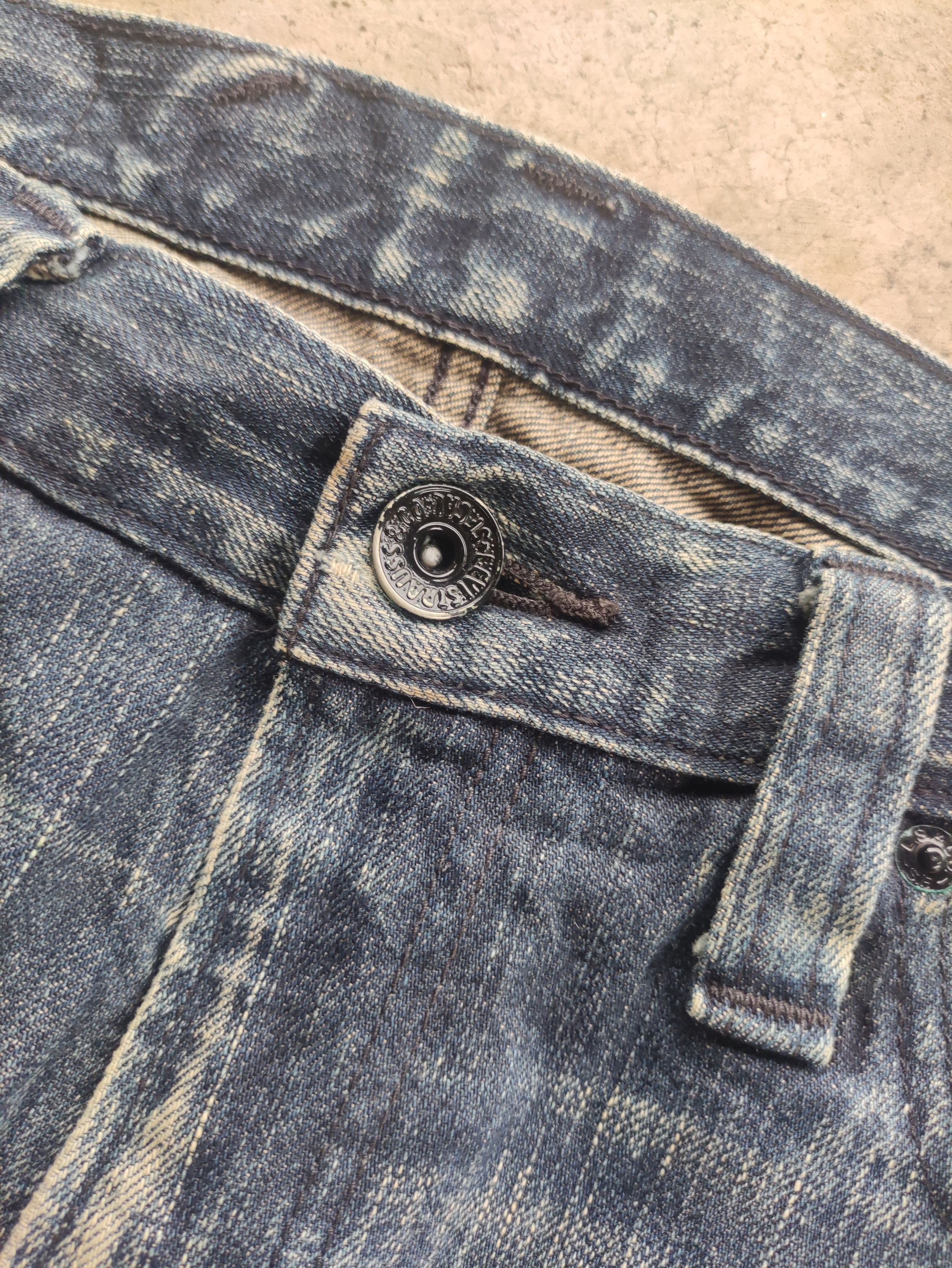Levi's Vintage Levi's 502 jean Distressed Faded Denim Pants Size US 33 - 5 Thumbnail