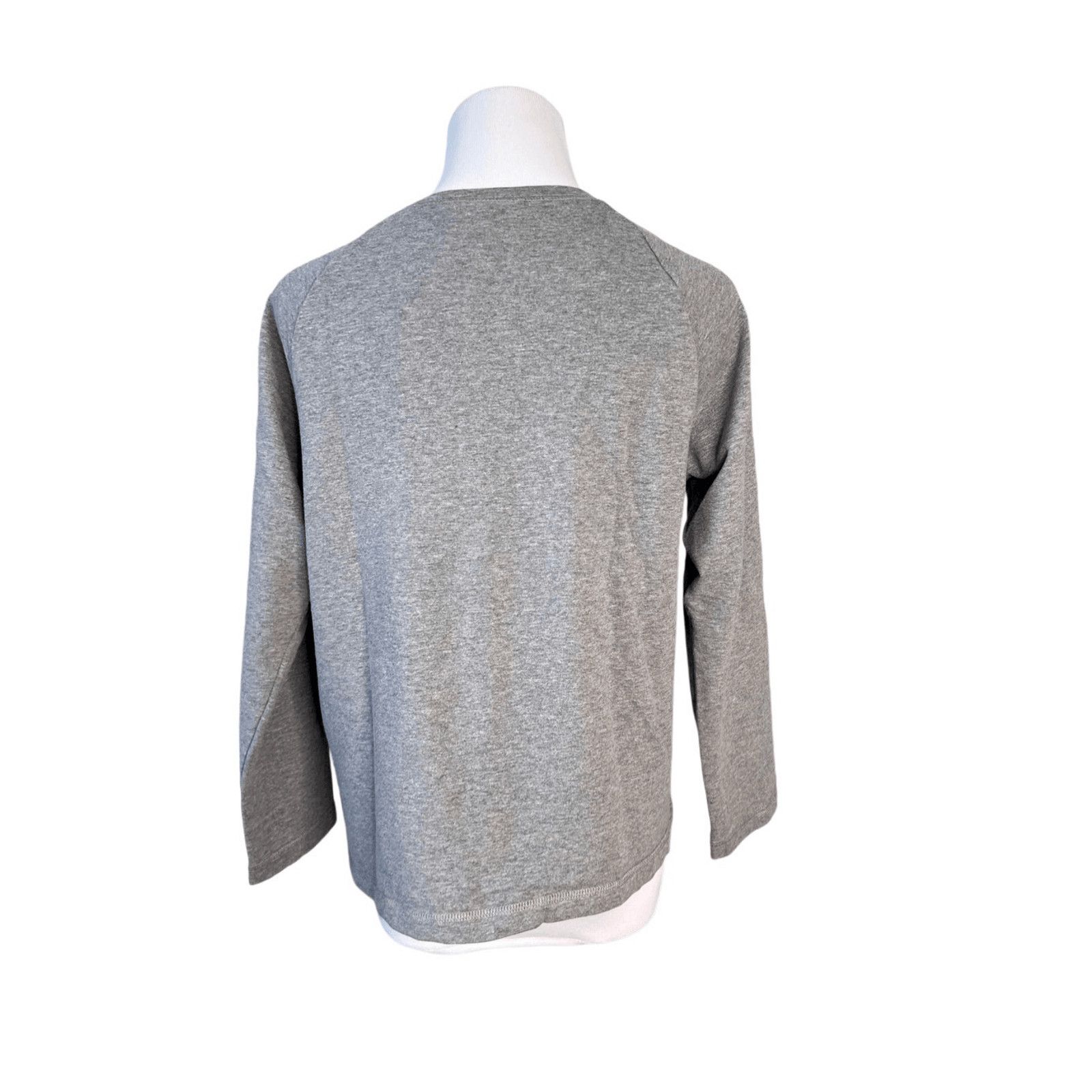 Chicos Weekends + Chico's French Terry Gray Sweatshirt 1=M=8/10 Size M / US 6-8 / IT 42-44 - 3 Thumbnail
