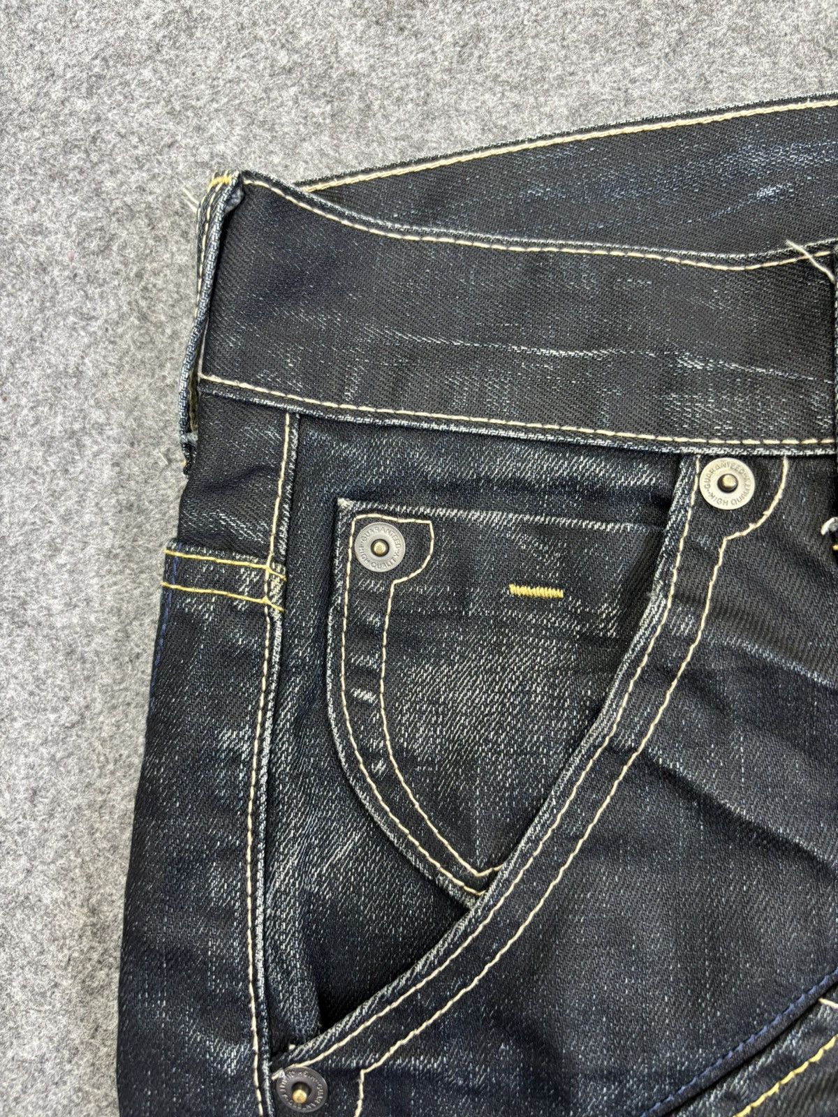 Japanese Brand 💥90s Style Fades💥Back Number Multipockets Denim K40 Size US 30 / EU 46 - 8 Thumbnail