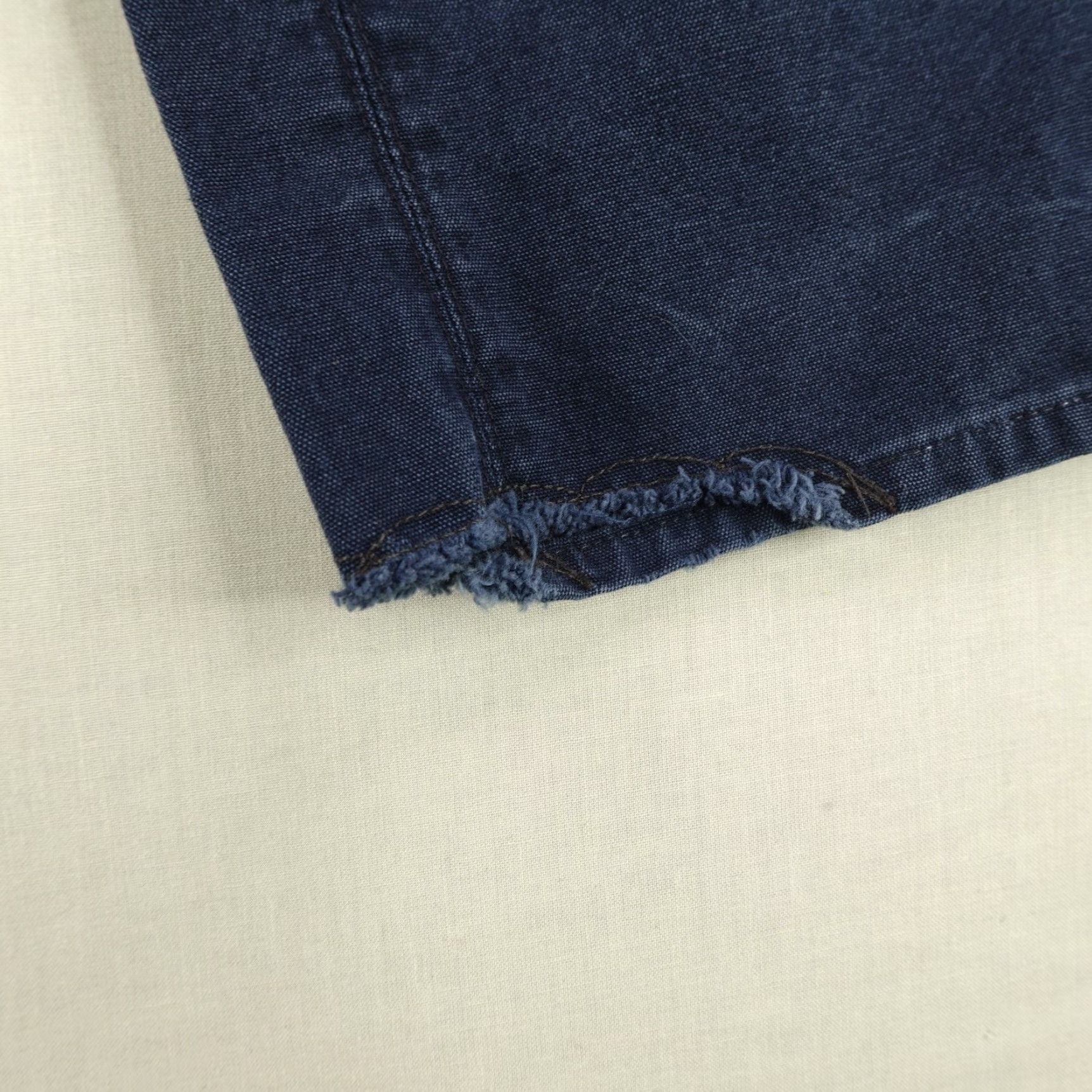 Polo Ralph Lauren VINTAGE Polo Ralph Lauren Pants Mens 34x32 Navy Blue Canvas Chino Button Fly Size US S / EU 44-46 / 1 - 6 Thumbnail