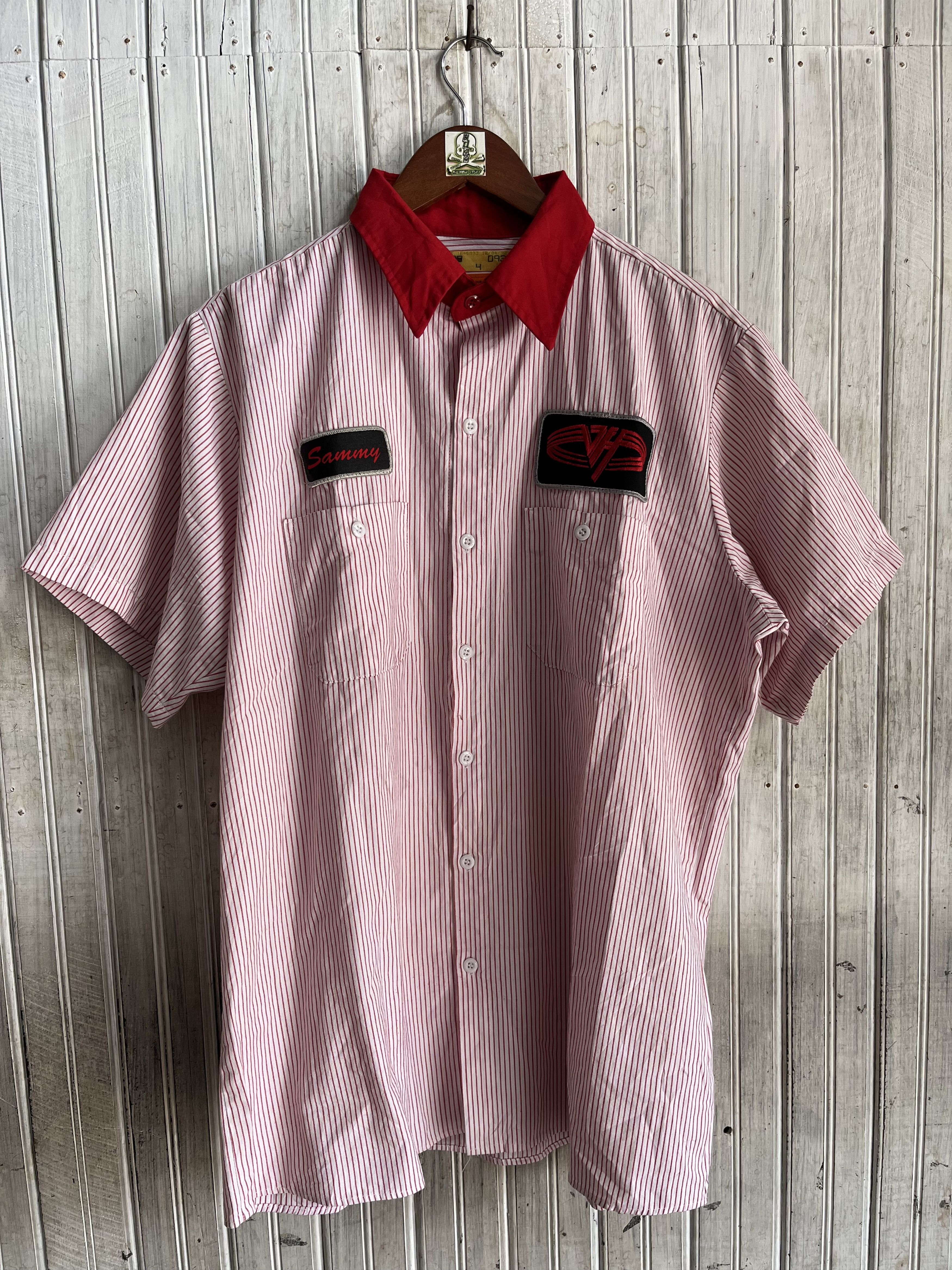 Vintage Vtg Workshirt Van Halen Sammy Hagar Size US L / EU 52-54 / 3 - 1 Thumbnail