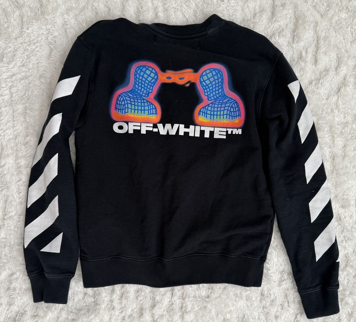 Off-White Virgil Off-White Sweatshirt Size US M / EU 48-50 / 2 - 2 Thumbnail