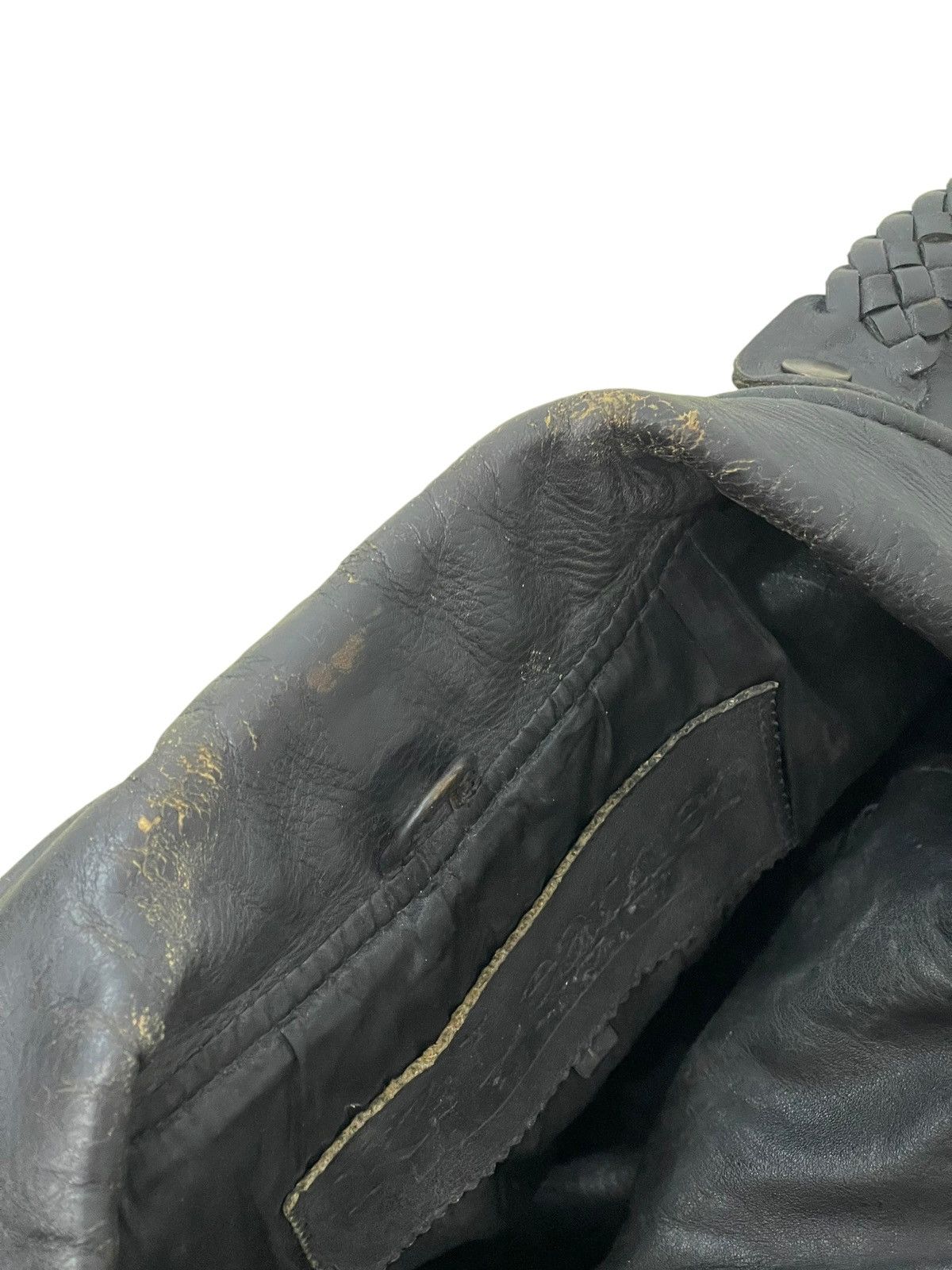 Kadoya Vtg Kadoya Akira Leather Jacket Cowhide Double Collar 2🟦 Size US L / EU 52-54 / 3 - 13 Thumbnail