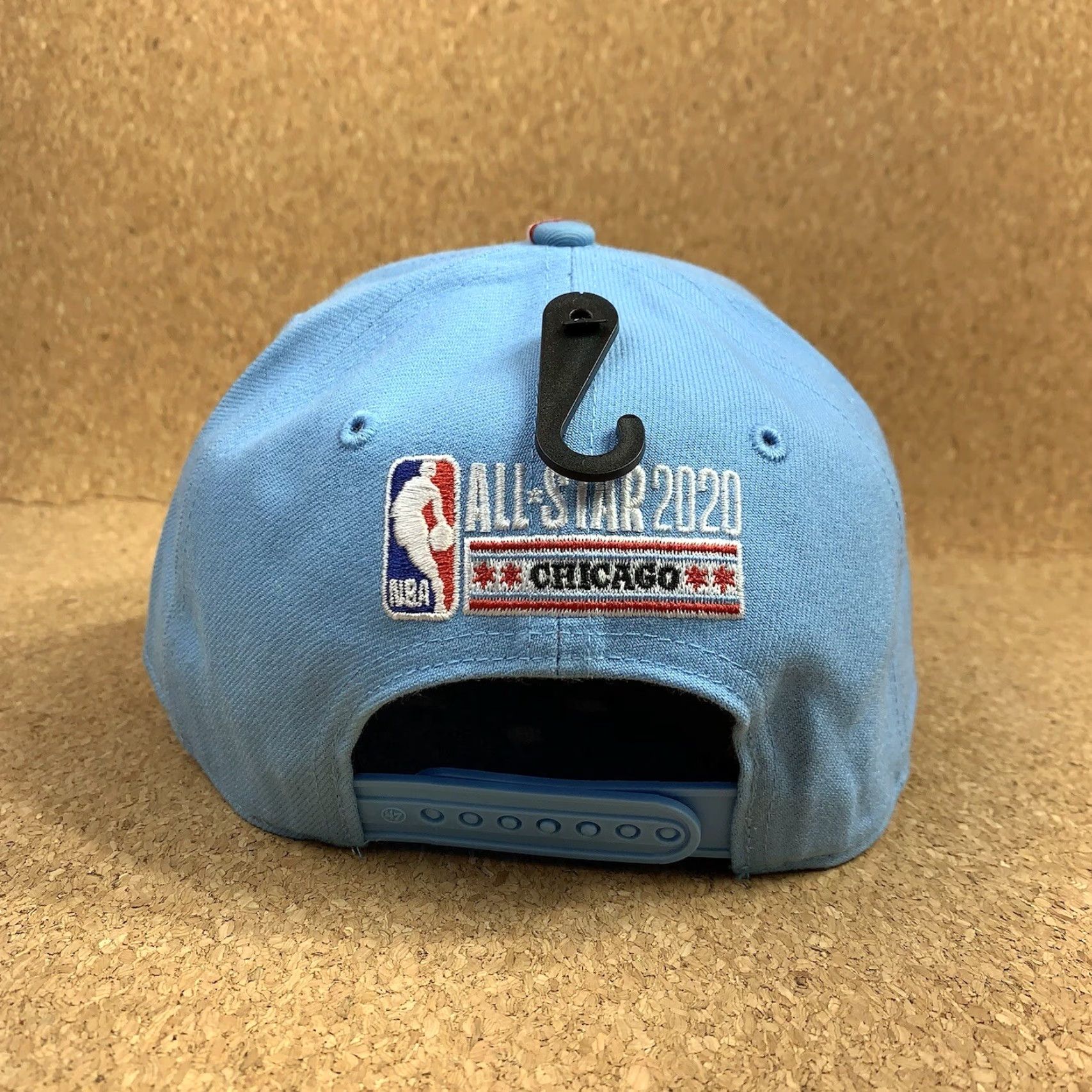 New Era NBA All Stars Chicago 2020 Cap Hat Blue/Red Camo New Era Snap Back Mens Baseball Size ONE SIZE - 3 Thumbnail
