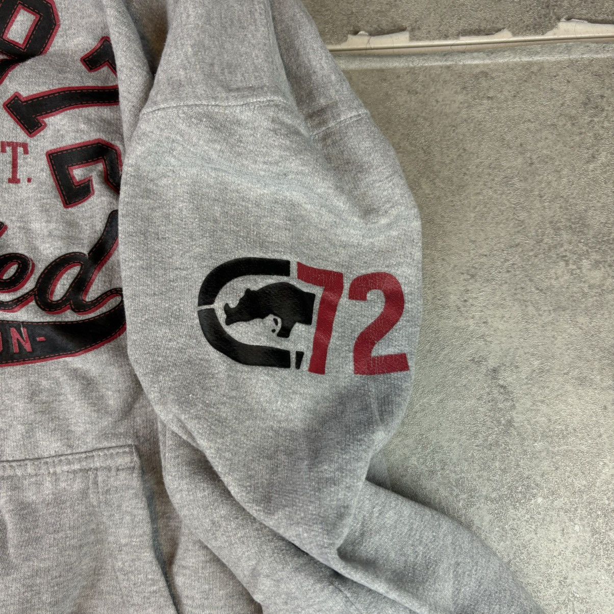 Ecko Unltd. Y2k gray ecko hoodie large chest graphic Size US XXL / EU 58 / 5 - 5 Thumbnail