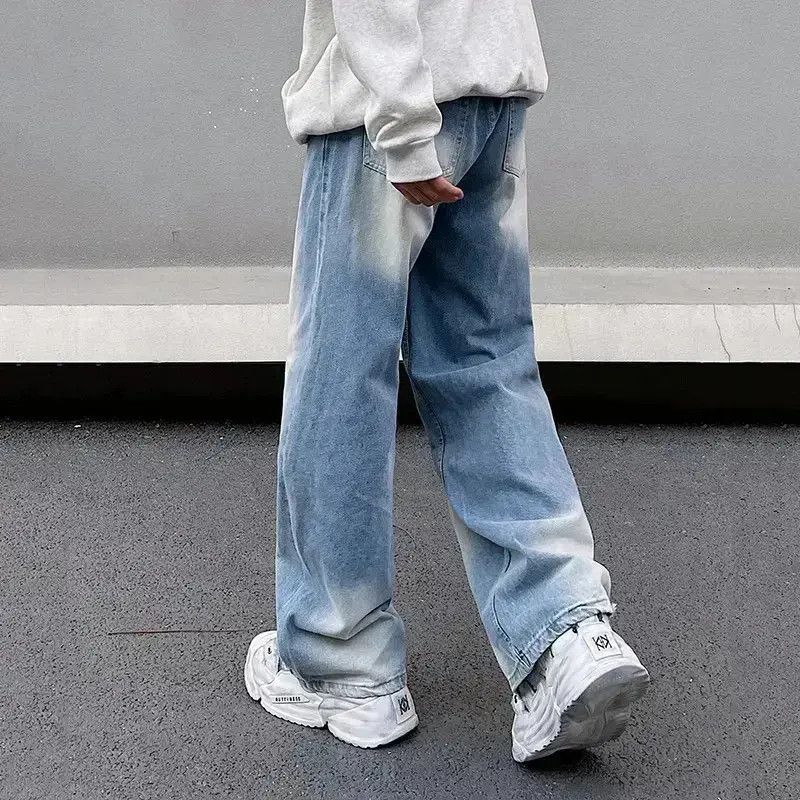 Japanese Brand Wash Gradient Wide Leg Denim Size US 32 / EU 48 - 2 Thumbnail