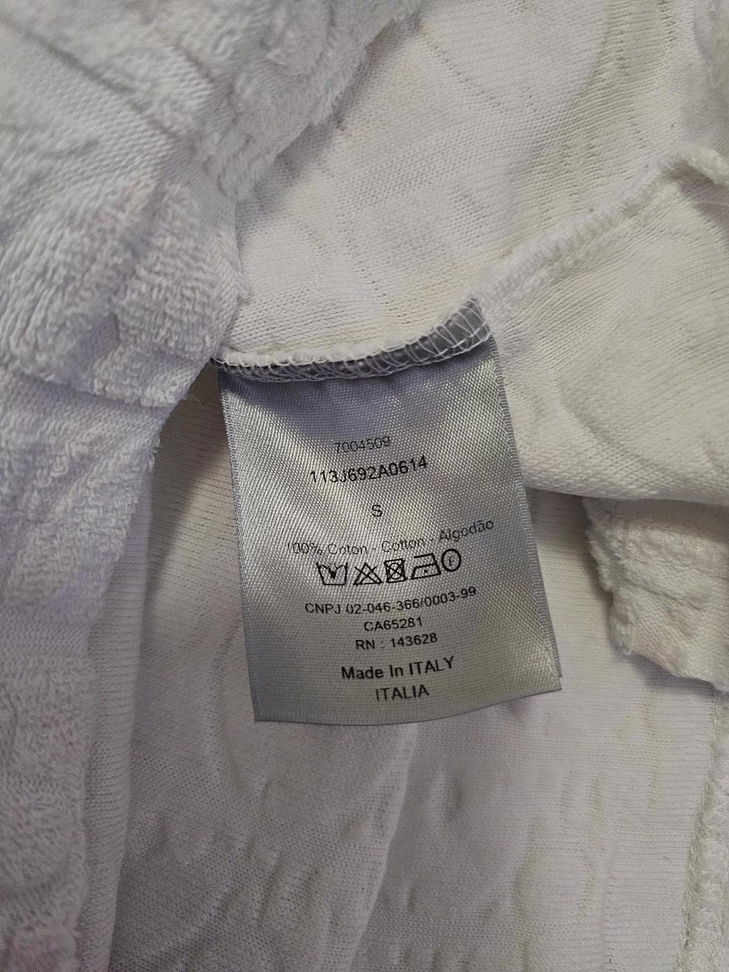 Dior Dior Short Sleeve Towel T-shirt Size US S / EU 44-46 / 1 - 5 Thumbnail