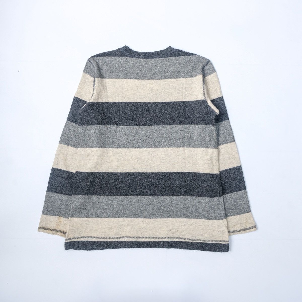 Issey Miyake Vintage 90s Hai sporting gear striped merino wool sweater Size US S / EU 44-46 / 1 - 2 Thumbnail