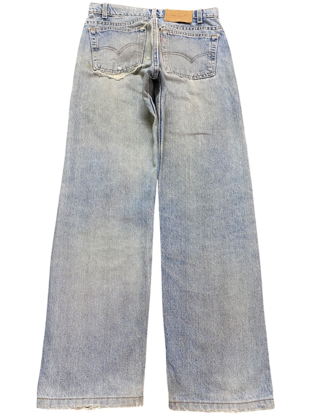 Levi's Vintage Clothing Levis 505 90s Faded Wash Grunge Distressed Loose Jeans Size US 30 / EU 46 - 2 Thumbnail