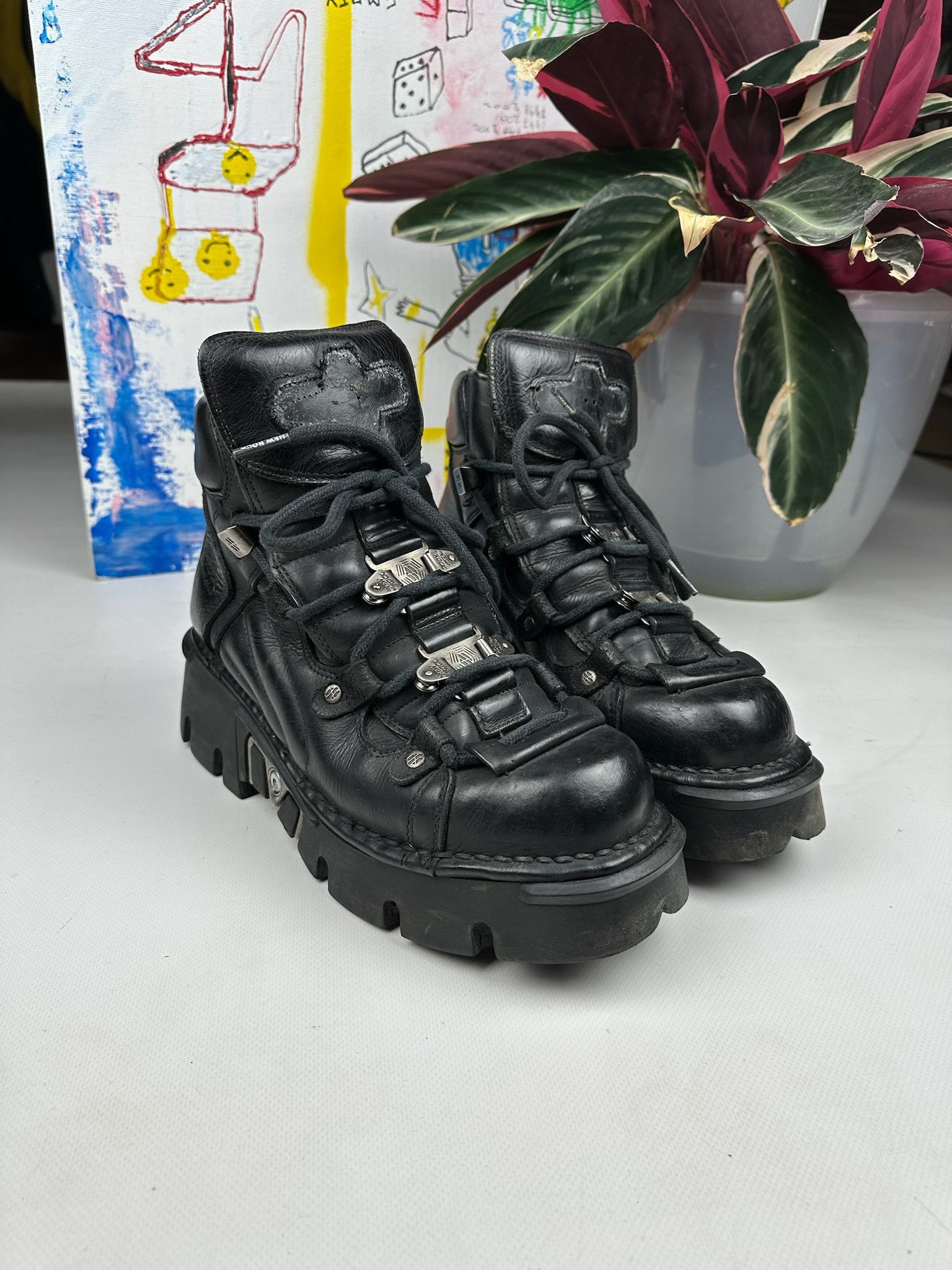 New Rock New Rock boots gothic 41 y2k Size US 11 / IT 41 - 2 Thumbnail