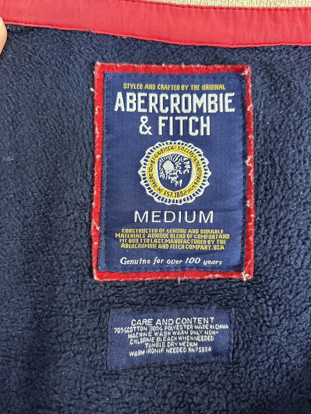 Abercrombie & Fitch × Japanese Brand × Vintage Vintage Abercrombie & Fitch Spellout Sweater Size US M / EU 48-50 / 2 - 7 Thumbnail