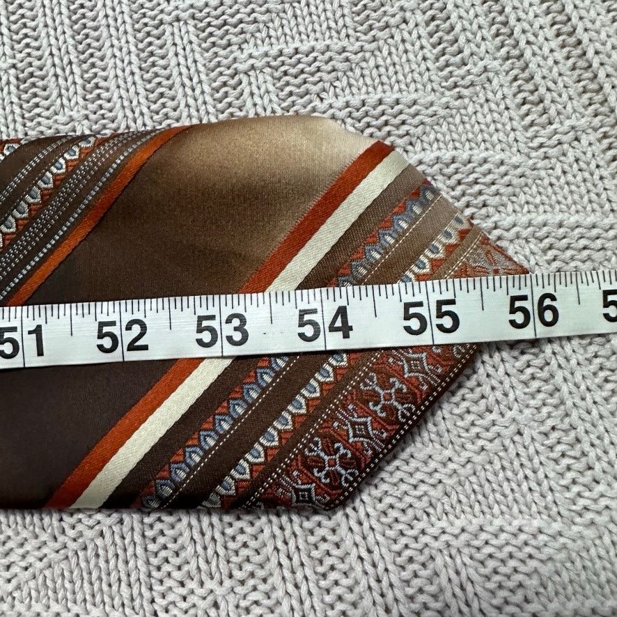 Vintage Vintage 70s Burma brown southwest striped tie Size ONE SIZE - 4 Thumbnail