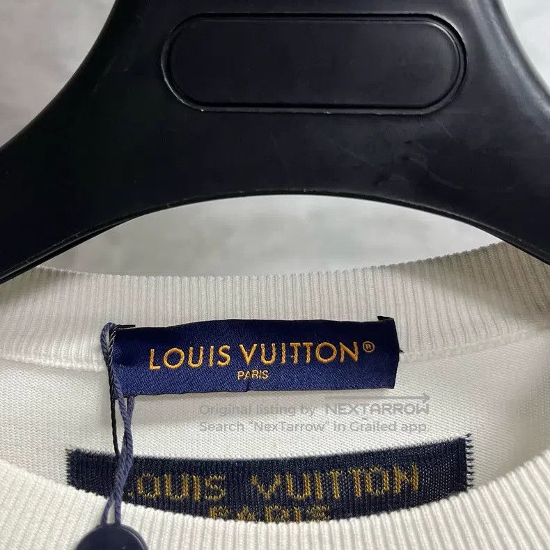 Louis Vuitton Louis Vuitton White cartoon intarsia crew neck short sleev Size US S / EU 44-46 / 1 - 2 Thumbnail