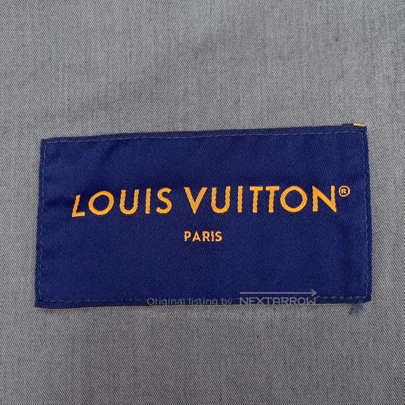 Louis Vuitton Louis Vuitton Gray Denim Jacket with Embroidery. Size US L / EU 52-54 / 3 - 5 Thumbnail