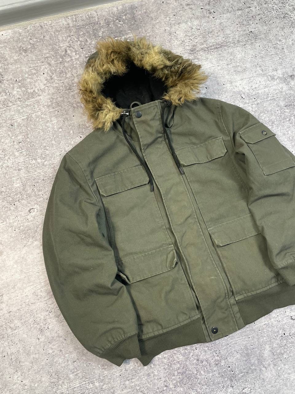 If Six Was Nine Vintage H&M Alaska Faux Fur Bomber Jacket Y2K Size US M / EU 48-50 / 2 - 2 Thumbnail