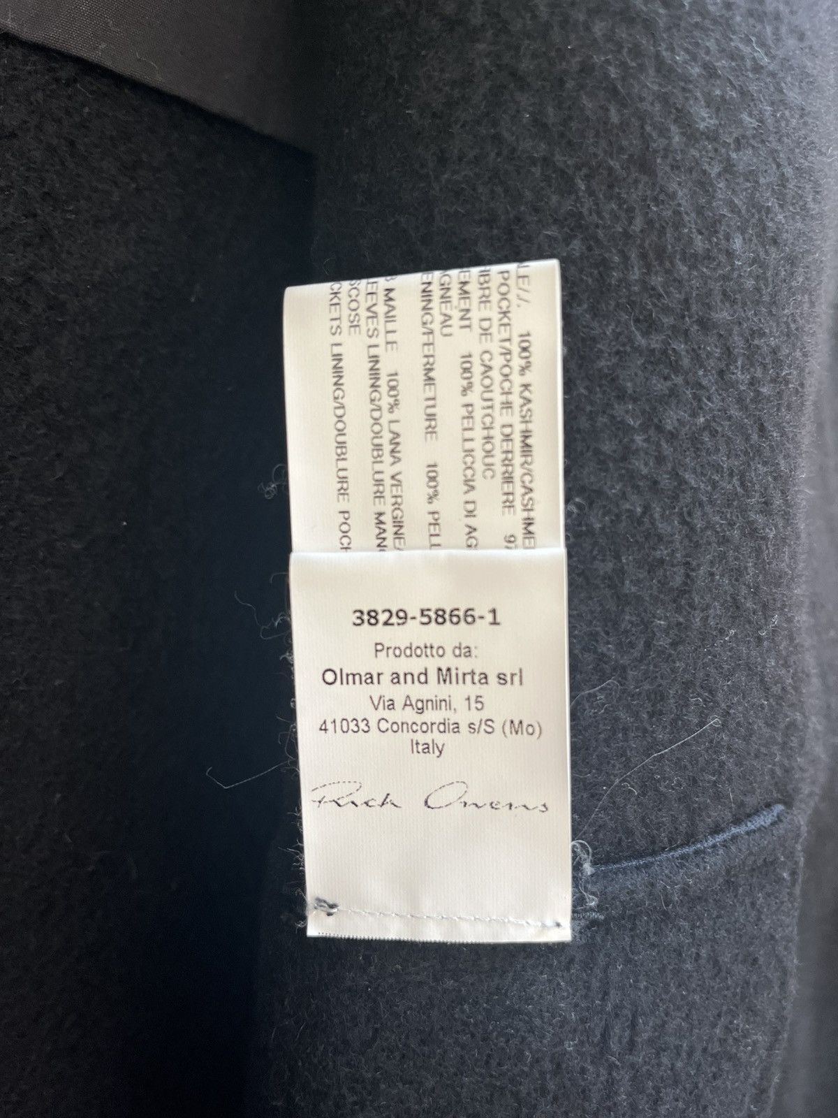 Designer × Rick Owens Rick owens very rare cashmere fur coat designer Size US S / EU 44-46 / 1 - 14 Thumbnail