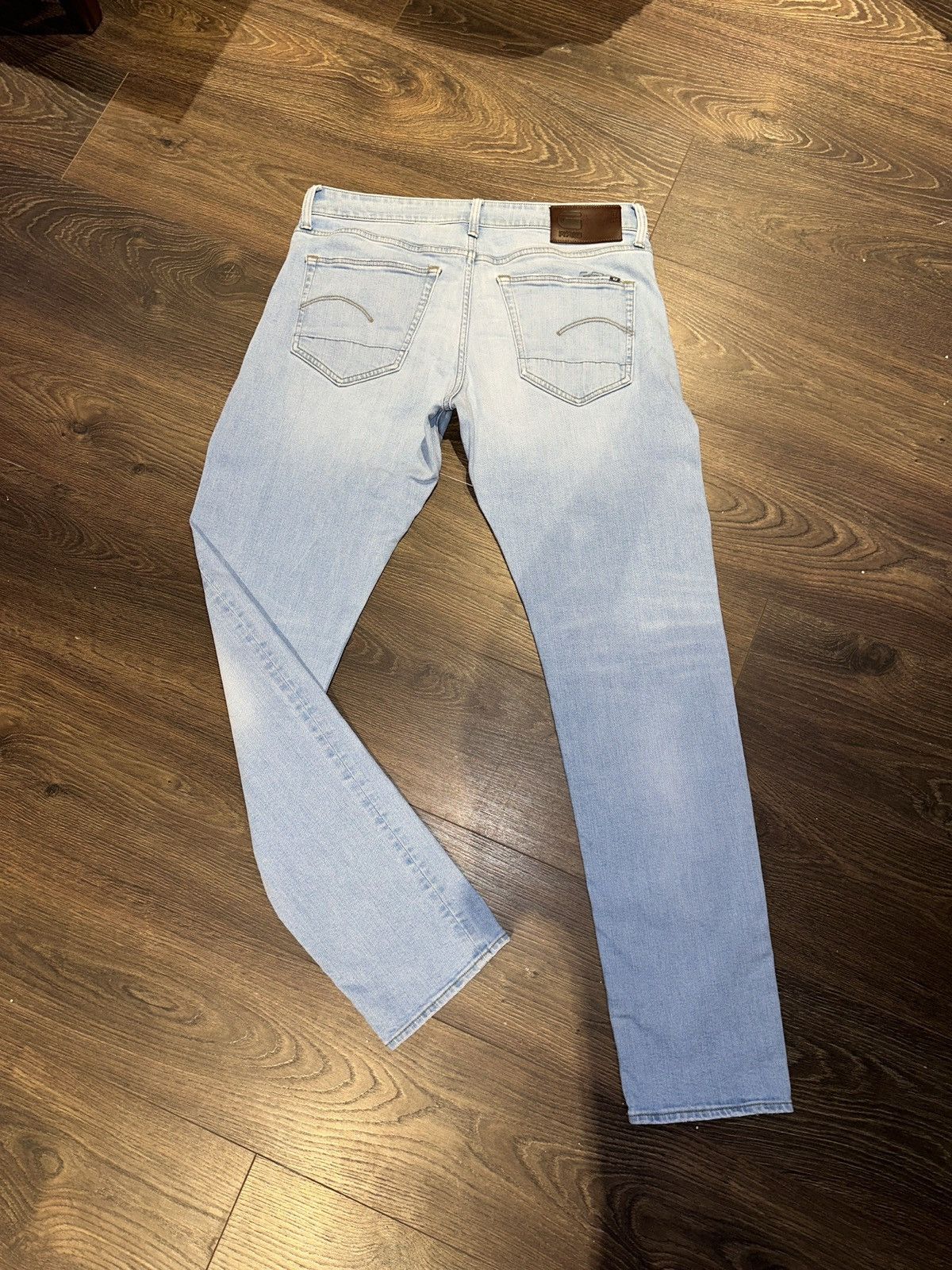 G-Star G-Star RAW 3301 Slim Jeans – Light Wash Size US 34 / EU 50 - 6 Thumbnail