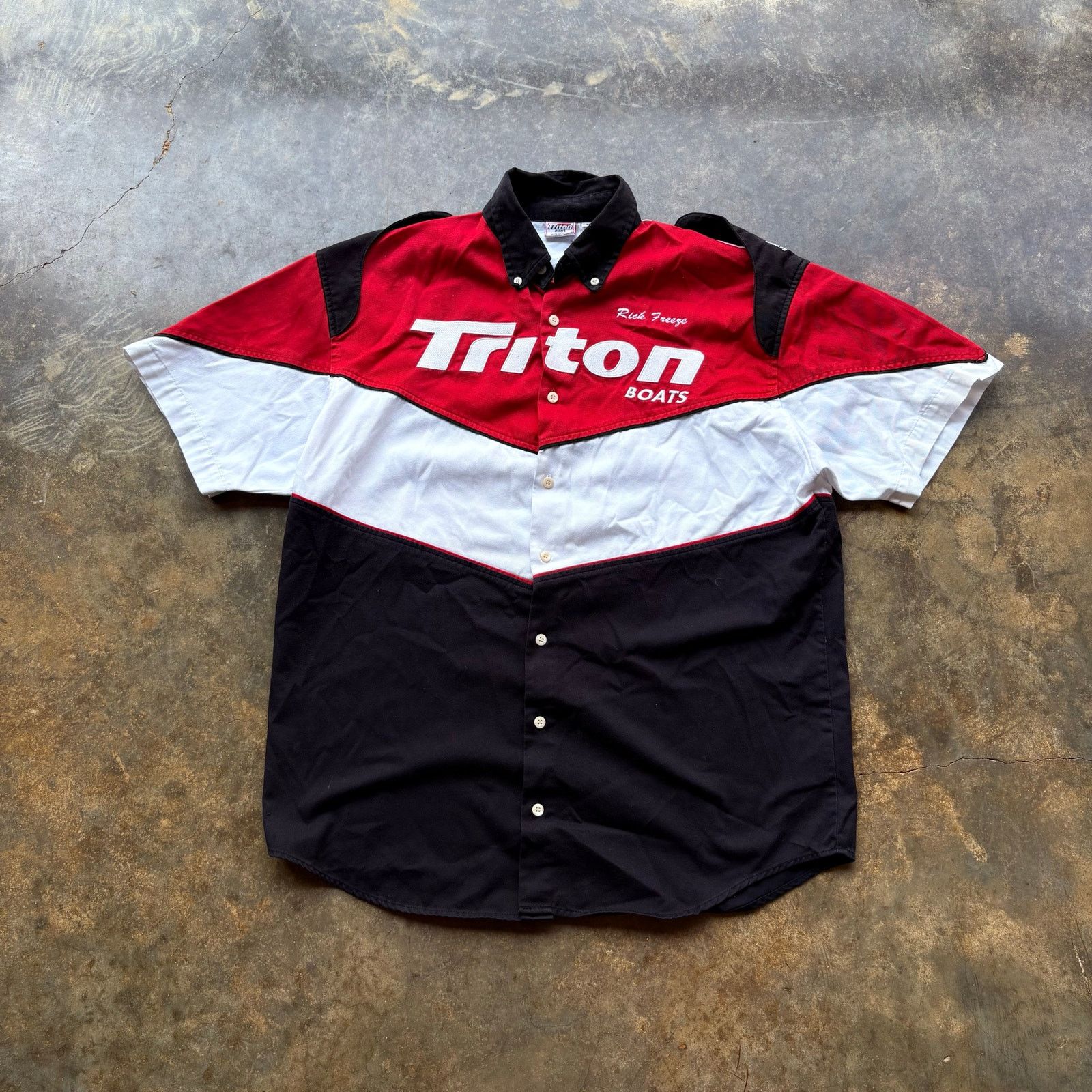 Vintage Cool Vintage Triton Fishing Shirt Size US L / EU 52-54 / 3 - 1 Thumbnail