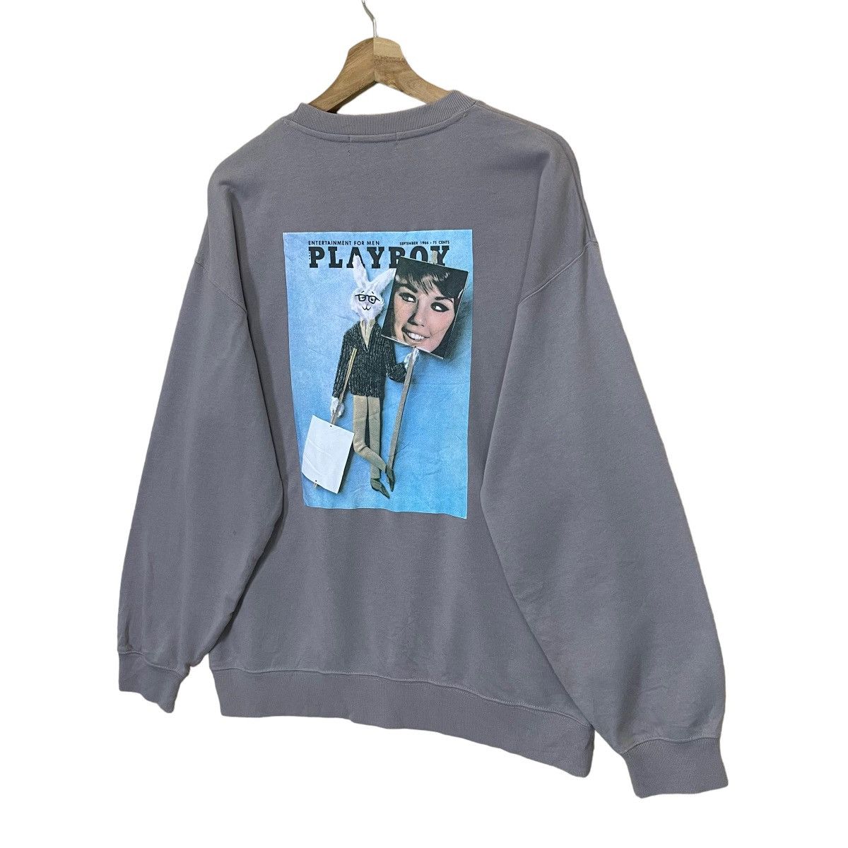 Japanese Brand × Playboy Playboy Entertainment For Men Big Logo Crewneck Sweatshirt Size US M / EU 48-50 / 2 - 3 Thumbnail