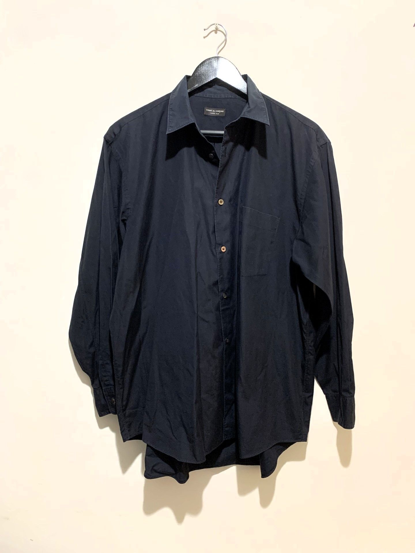 Comme des Garcons Homme Plus Black Shirt Size US L / EU 52-54 / 3 - 1 Thumbnail
