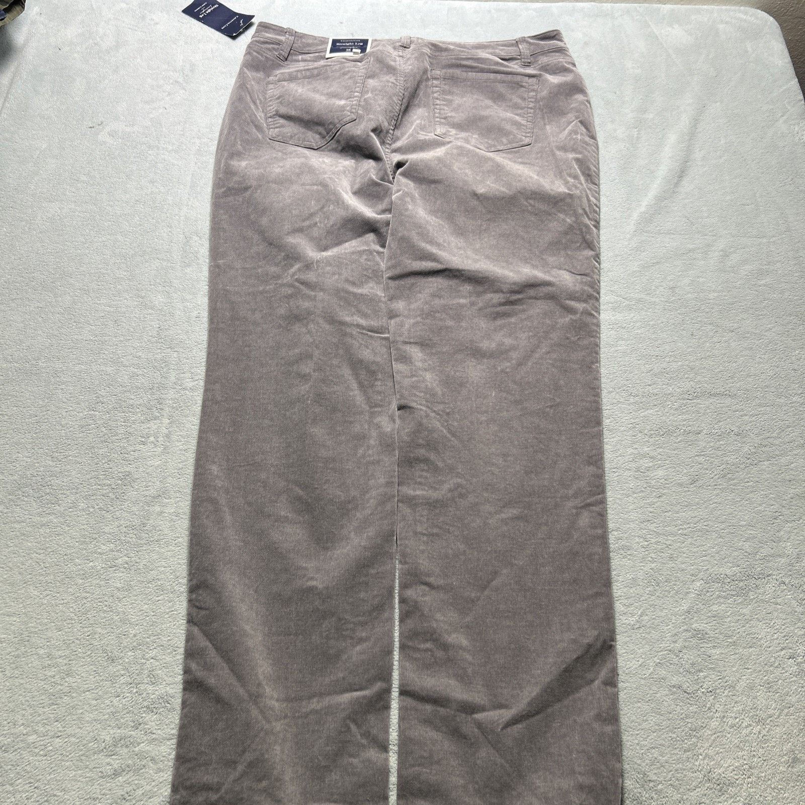 Charter Club Corduroy Loose Straight Pants Women Sz 16 36x30 Wide Gray Size 38" / US 16 / IT 52 - 16 Thumbnail