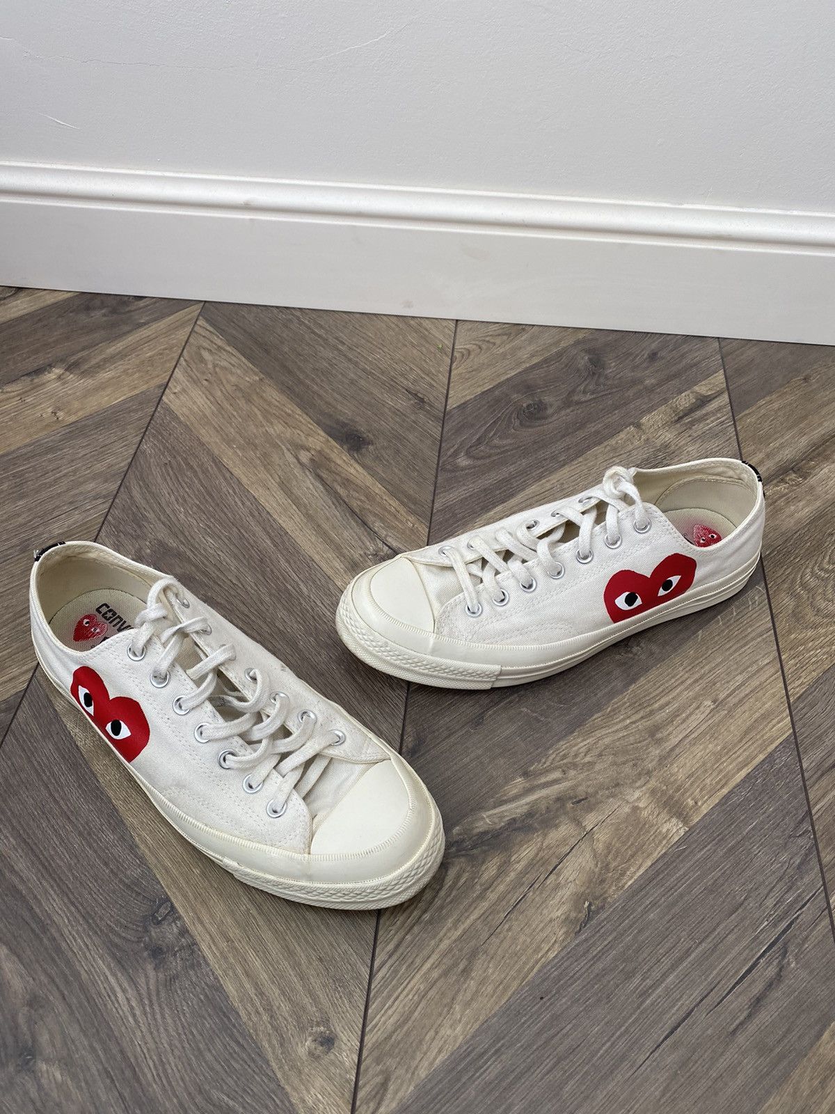 Comme des Garcons × Converse Comme des Garçons PLAY x Converse All Star Sneakers Size US 10 / EU 43 - 2 Thumbnail
