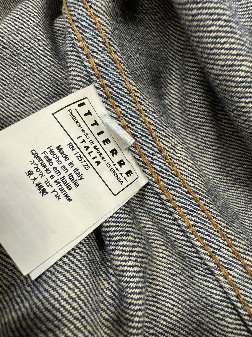Designer × Pierre Balmain × Vintage SS2012 Pierre Balmain Winner Pins Faded Denim Jacket Size US M / EU 48-50 / 2 - 7 Thumbnail