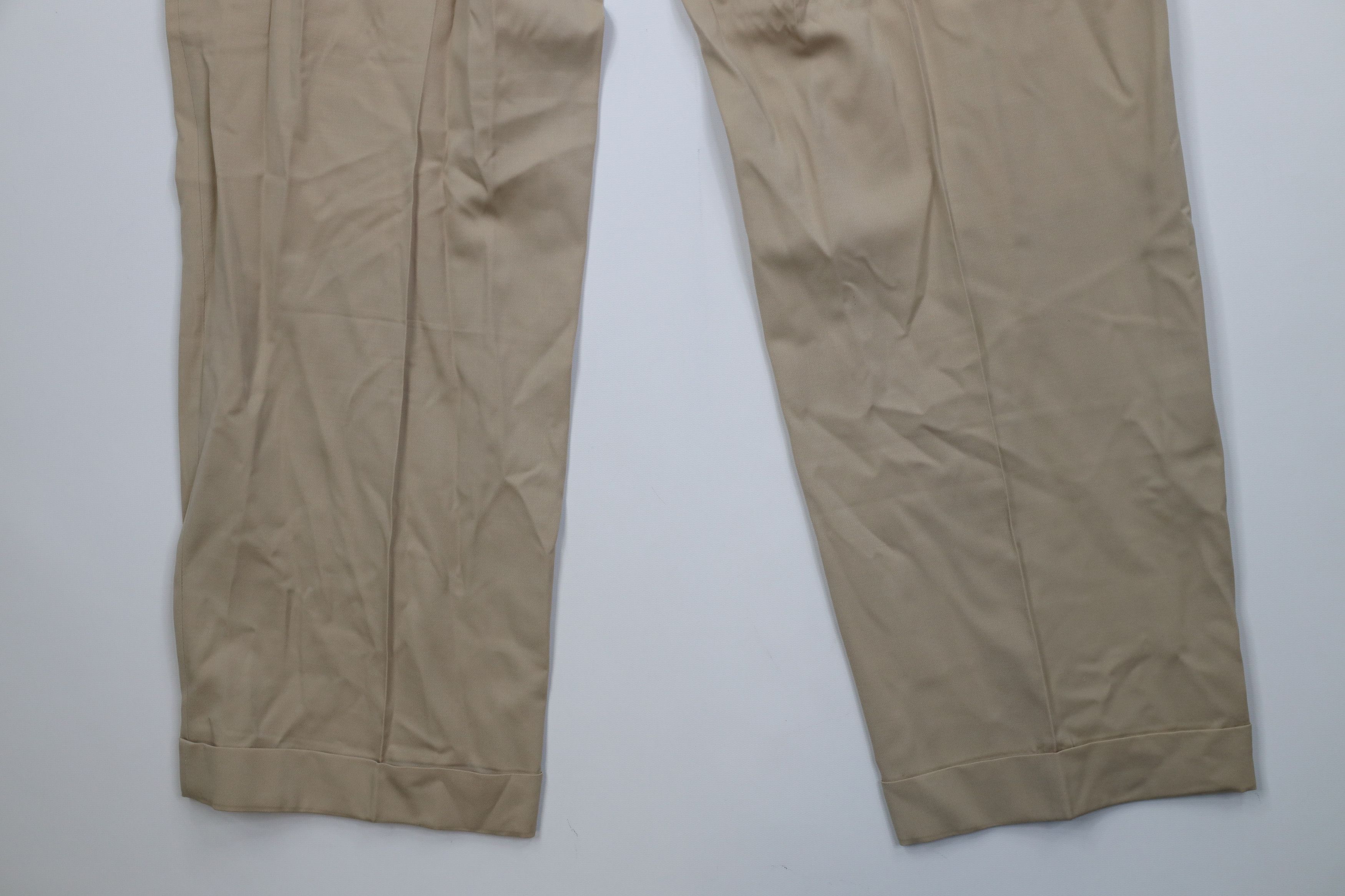 Hickey Freeman Vintage 90s Hickey Freeman Wide Leg Chino Pants USA Size US 40 / EU 56 - 14 Thumbnail