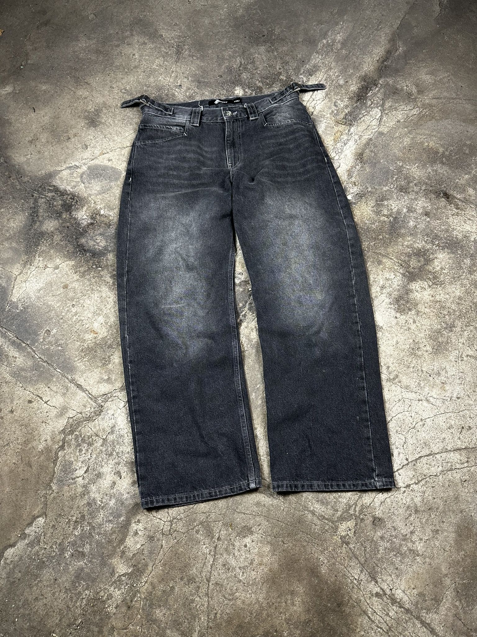 Other Vicinity Stonewashed Oversized Denim Pants Size US 30 / EU 46 - 1 Thumbnail