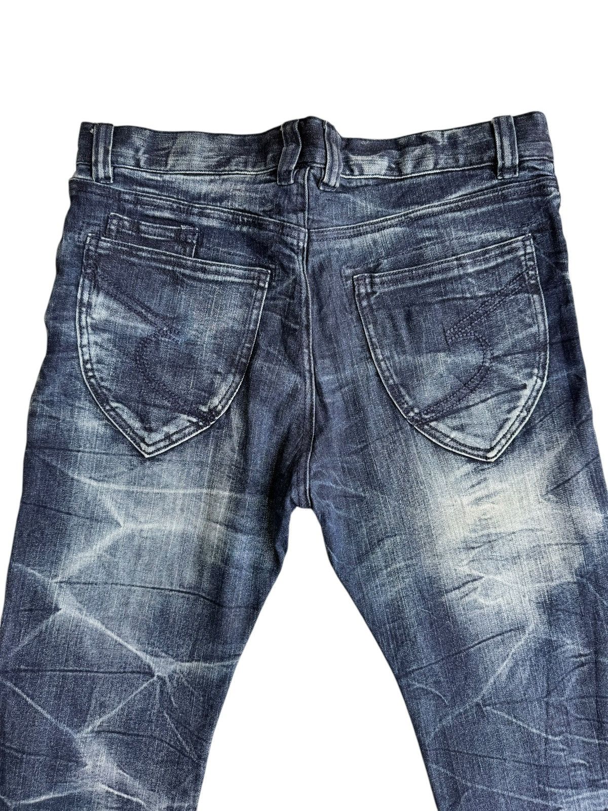 semanticdesign 🔥Vintage Japanese Brand Semantic Design Curve Leg slim Jeans Size US 31 - 5 Thumbnail