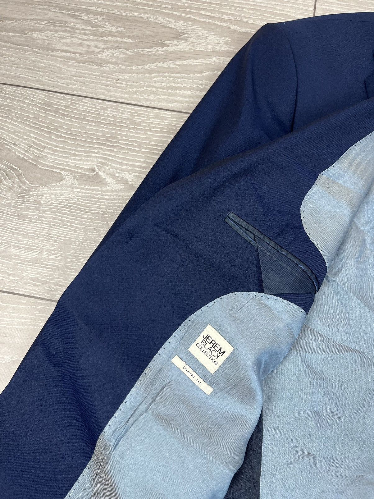 Ermenegildo Zegna Ermenegildo Zegna Vintage Blue Lana Silk Blazer 58 Size Size 50R - 10 Thumbnail