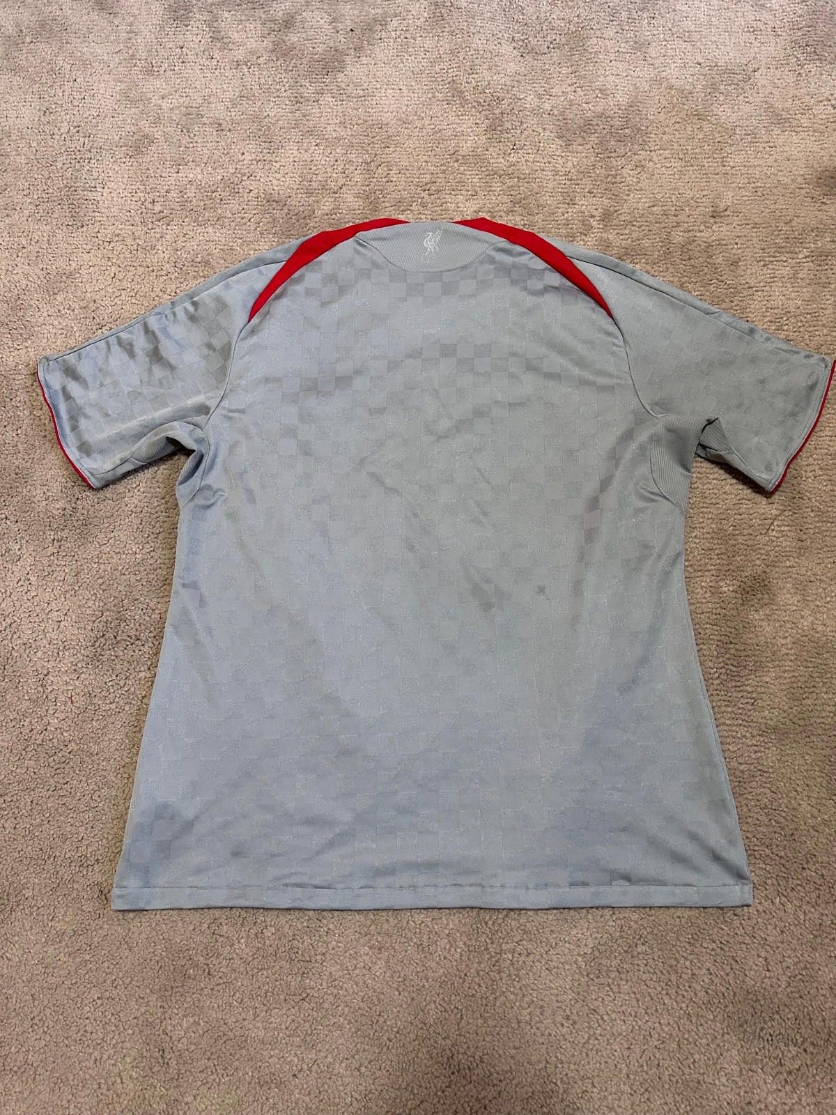 Adidas LIVERPOOL 2008/2009 AWAY FOOTBALL SHIRT JERSEY ADIDAS 2XL Size US XXL / EU 58 / 5 - 7 Thumbnail