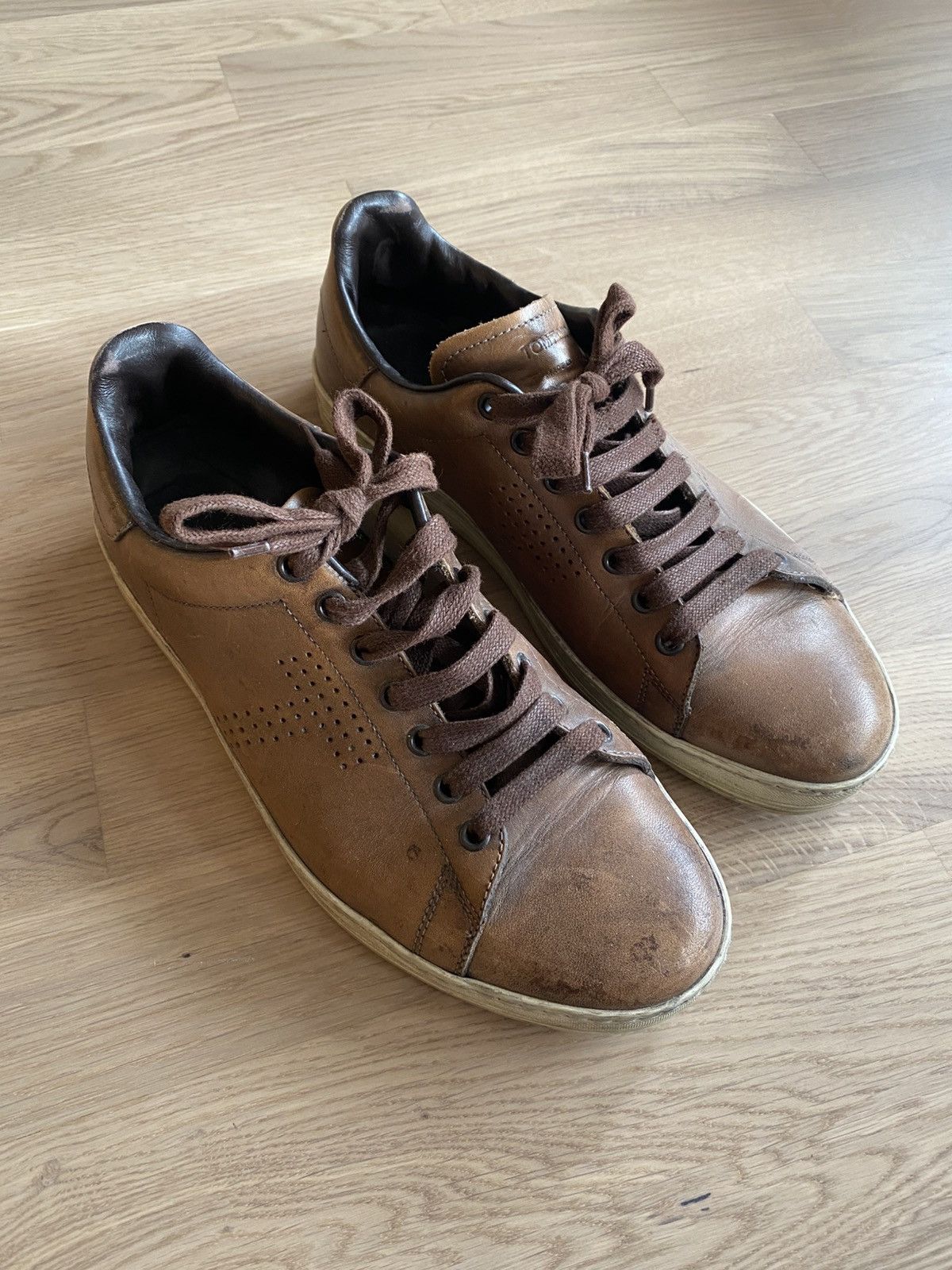 Tom Ford Tom Ford Russel brown sneakers 7,5 Size US 7.5 / EU 40-41 - 1 Thumbnail