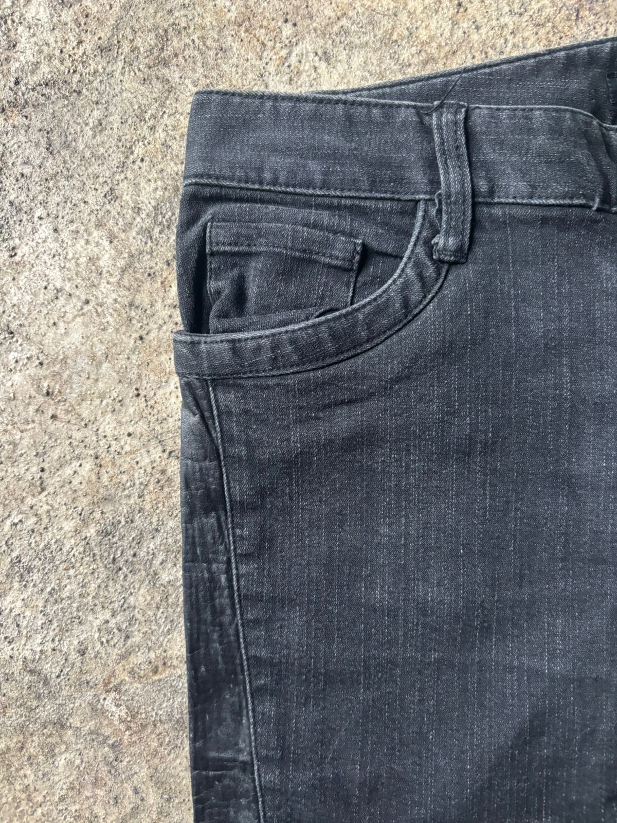 Japanese Brand 2000s Bajra Elastane Cow Skin Hybrid Jeans Size US 28 / EU 44 - 4 Thumbnail