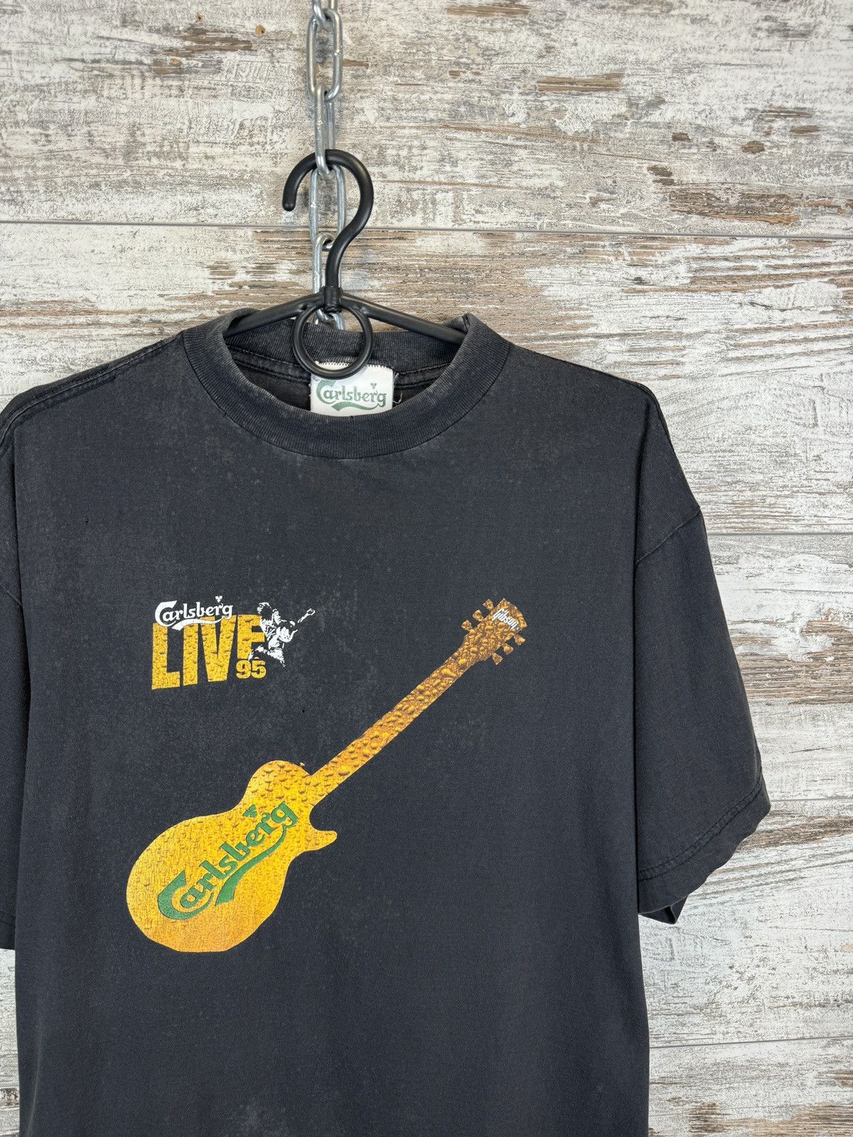 Vintage Mens Vintage Garlsberg T-shirt very rare tee Size US XL / EU 56 / 4 - 2 Thumbnail