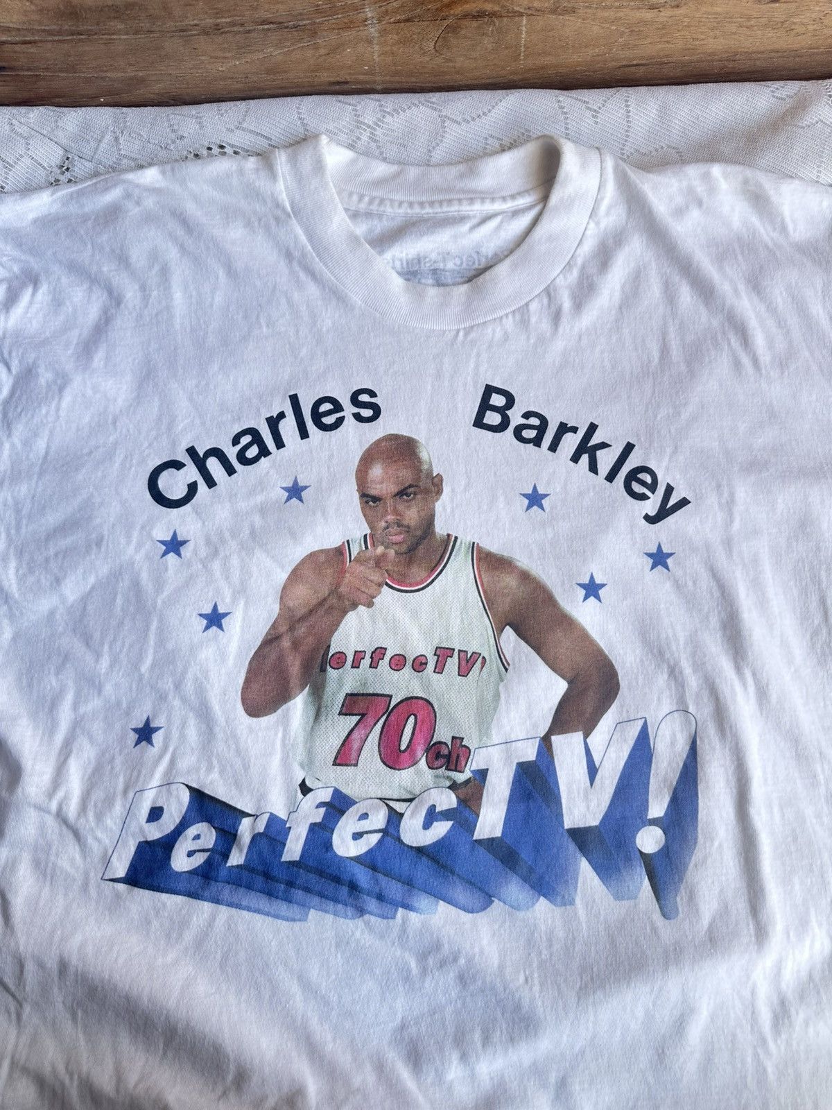 NBA Vintage 90s Charles Barkley Perfect Tv Promo Size US L / EU 52-54 / 3 - 1 Thumbnail