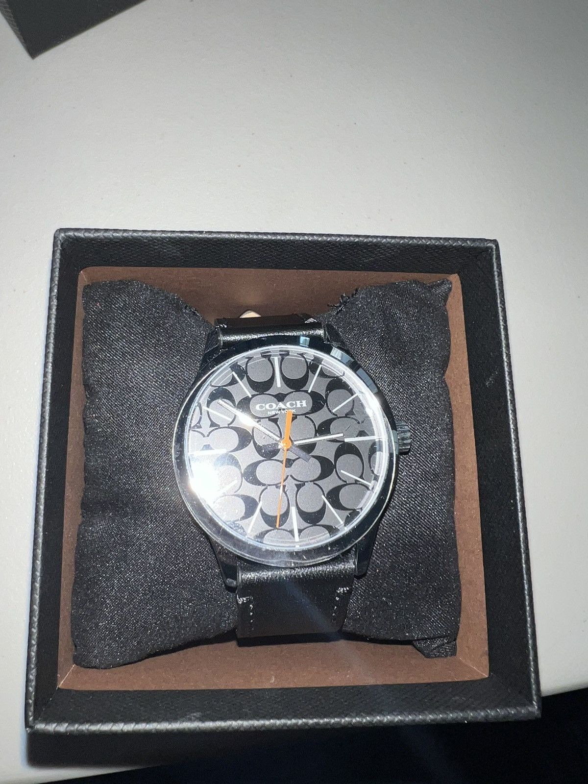 image of Coach Watch in Black, Men's