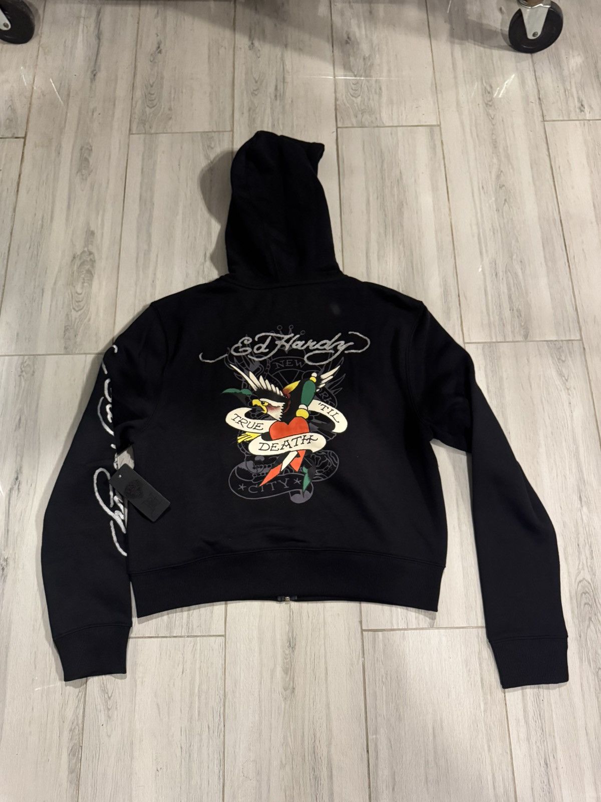 Ed Hardy Ed Hardy True Till Death Cropped Jacket Size M / US 6-8 / IT 42-44 - 2 Thumbnail