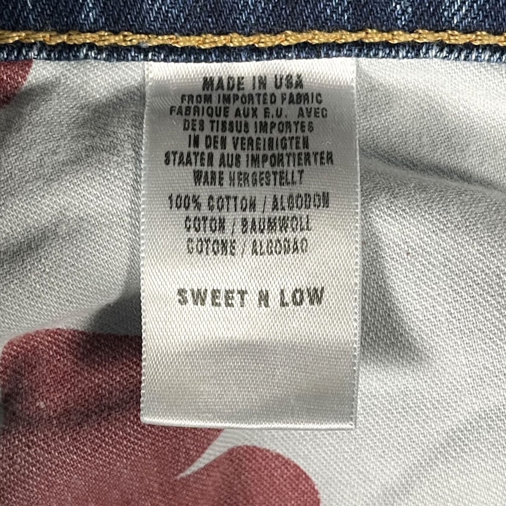 Lucky Brand Lucky Brand Sweet N Low Jeans Womens 8 Blue Crop 29 Inseam 100% Cotton USA Size 30" / US 8 / IT 44 - 5 Thumbnail