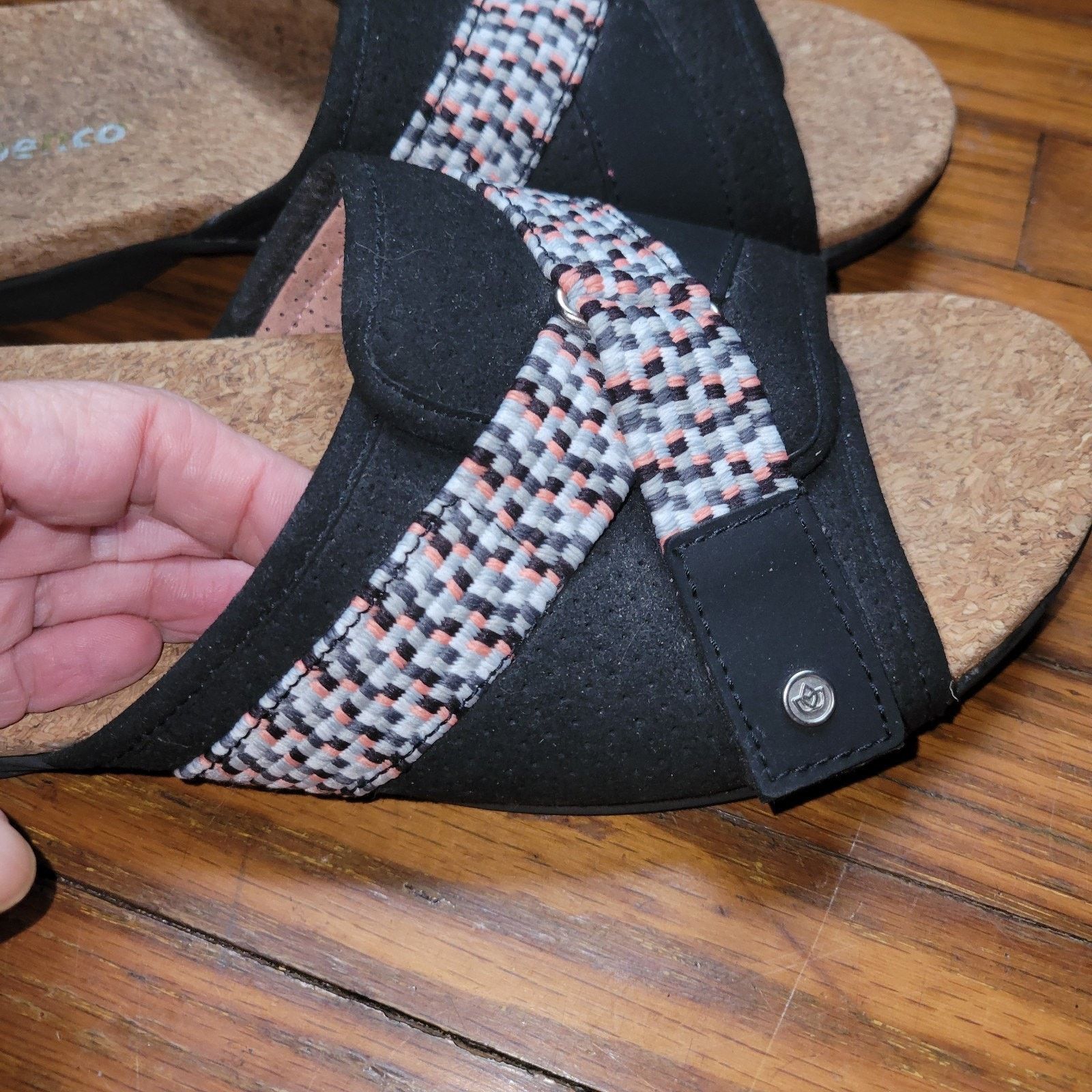 & Other Stories Spenco Slides Sandals Black Cork Insoles 11 Comfort Size US 11 / IT 41 - 7 Thumbnail