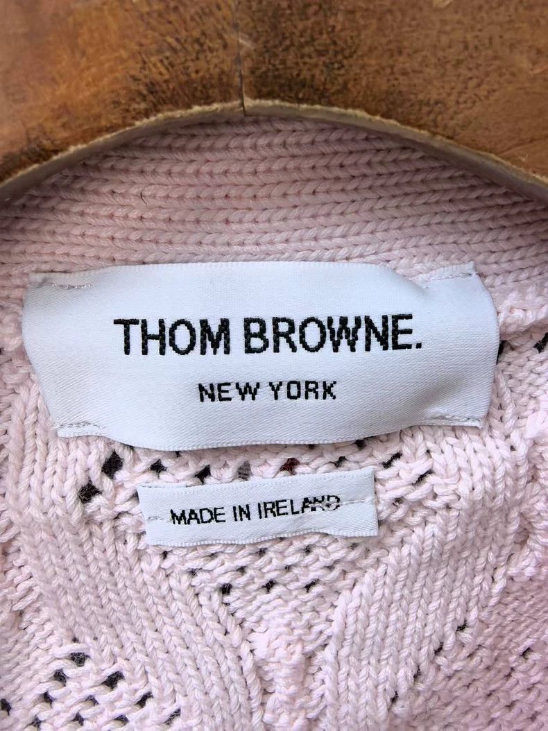 Thom Browne Thom Browne Pink short-sleeve knit Size XS / US 0-2 / IT 36-38 - 2 Thumbnail