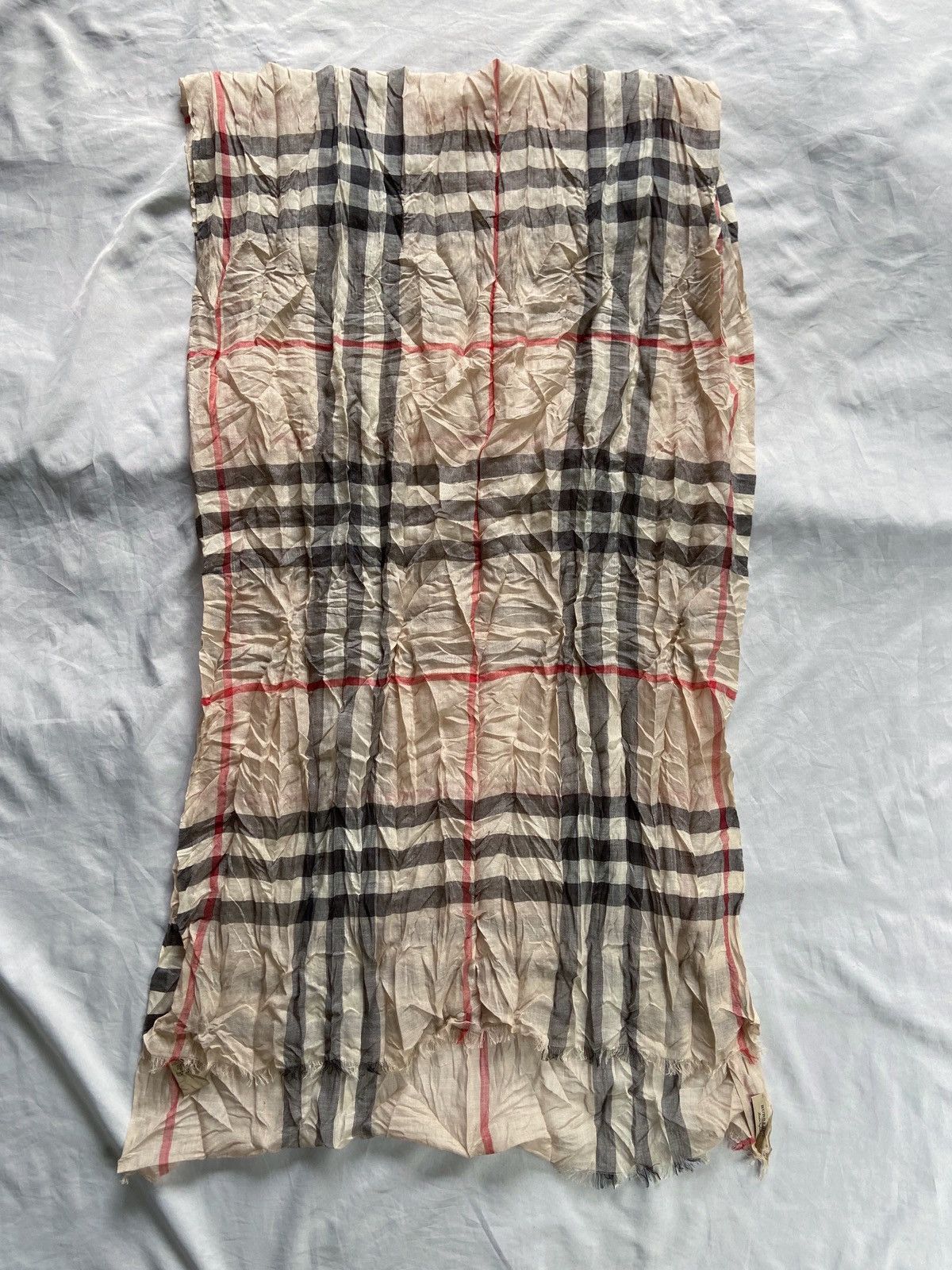 Burberry BURBERRY NOVA CHECK WOOL SCARF Size ONE SIZE - 6 Thumbnail