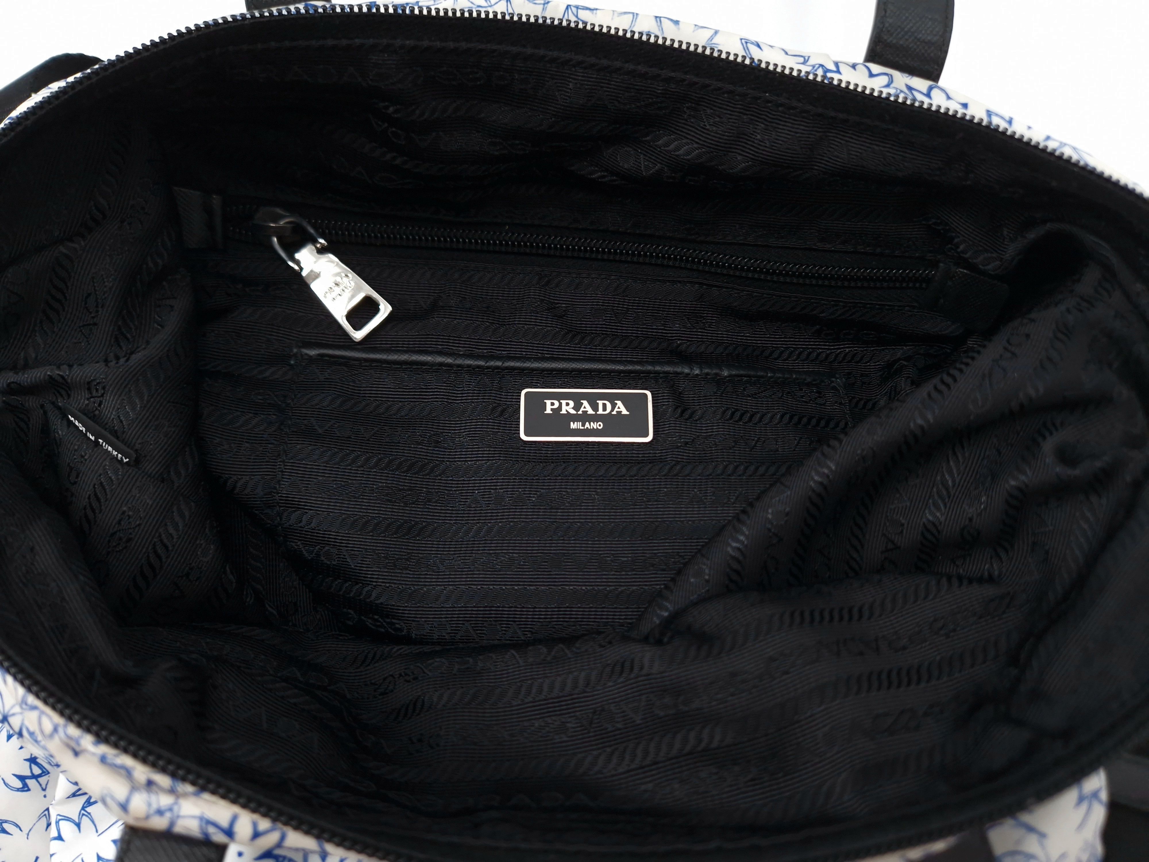 Prada Prada Tessuto Tote Bag with Triangle Logo Size ONE SIZE - 11 Thumbnail