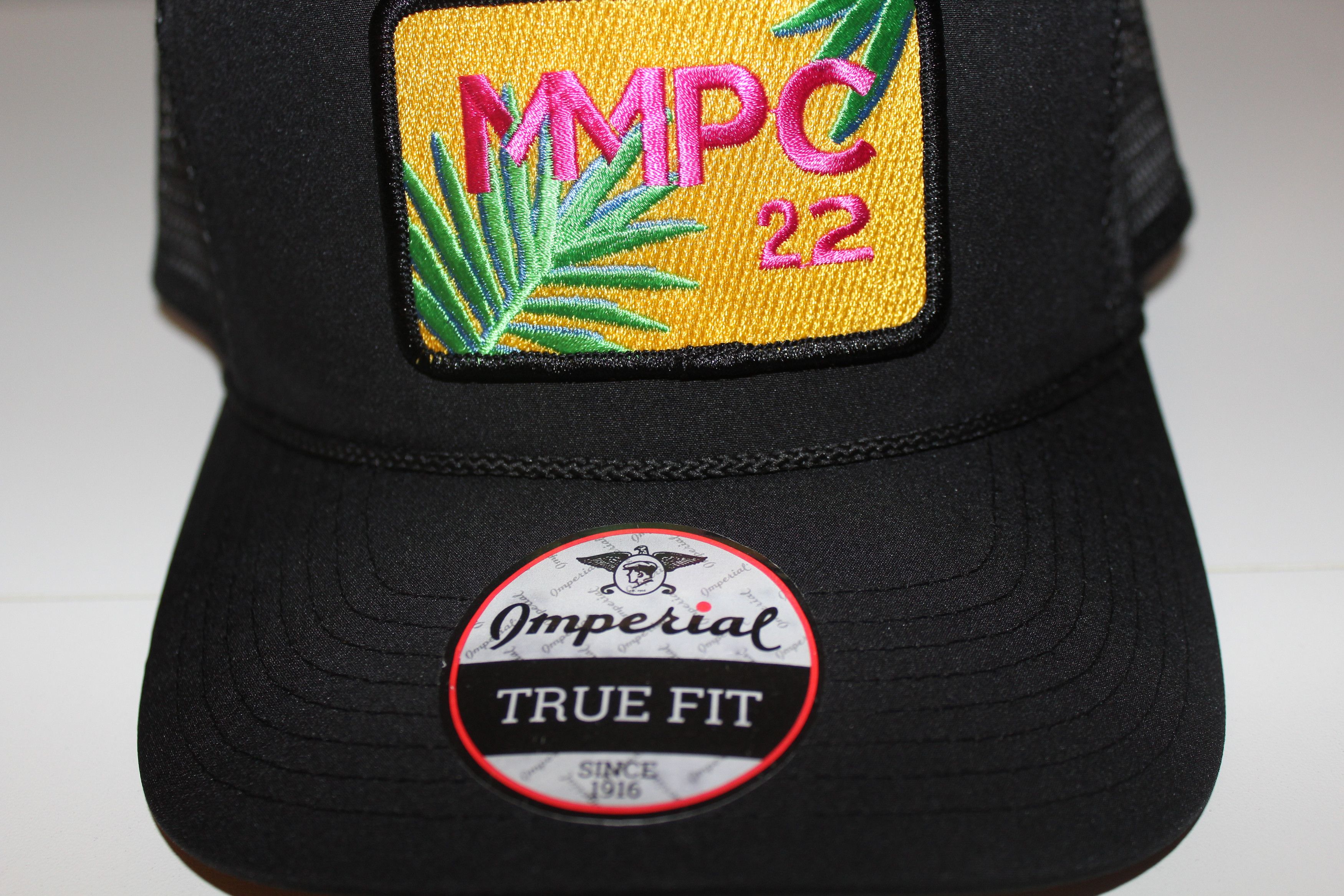 Imperial MMPC 2022 Pink Yellow Black Mesh Trucker Hat Snapback Miami Size ONE SIZE - 5 Thumbnail