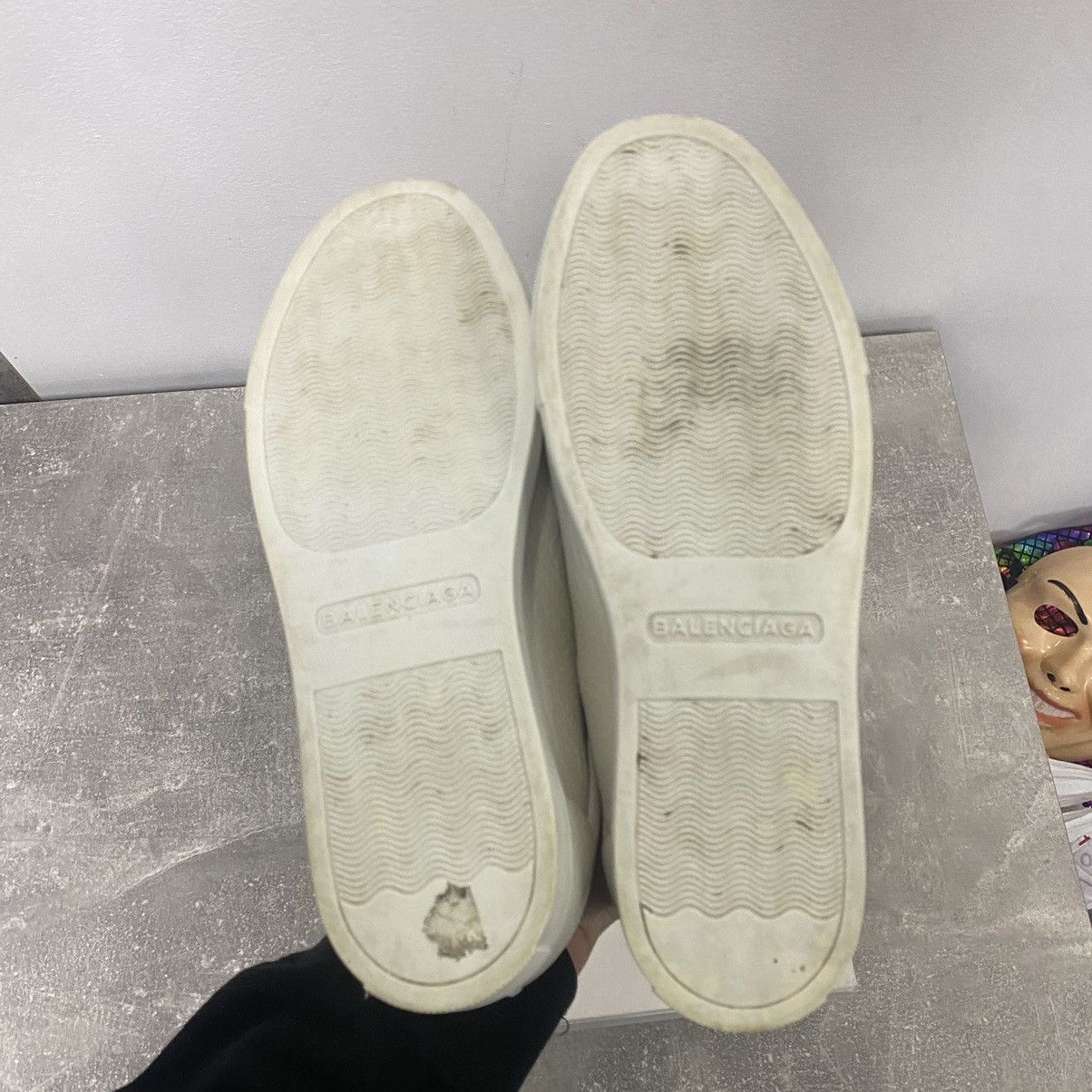 Balenciaga Balenciaga Arena Low Top Leather Sneakers Size US 6 / EU 39 - 4 Thumbnail