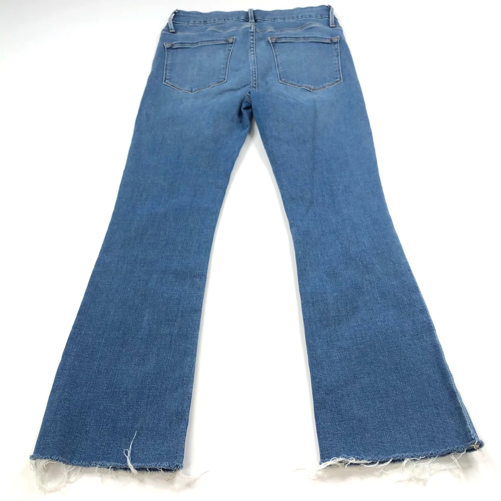 Frame FRAME Jeans Cropped Mid Denim 27W 26L Le Crop Mini Boot 27 Blue 5-Pocket Womens Regular Rise Capo? Size 27" / US 4 / IT 40 - 2 Thumbnail