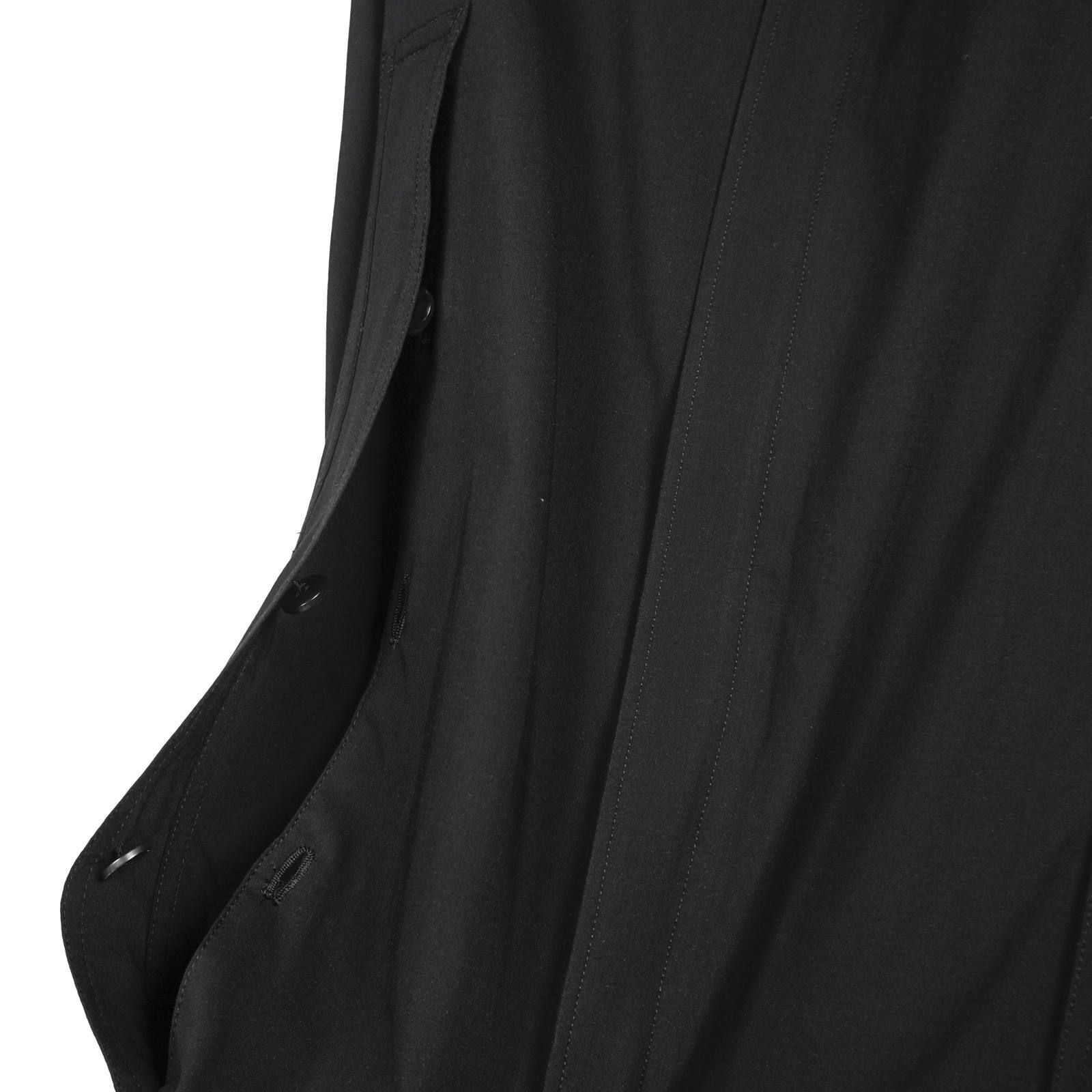Yohji Yamamoto Yohji Yamamoto Pour Homme - Printed Rayon Cape Coat Size US S / EU 44-46 / 1 - 11 Thumbnail