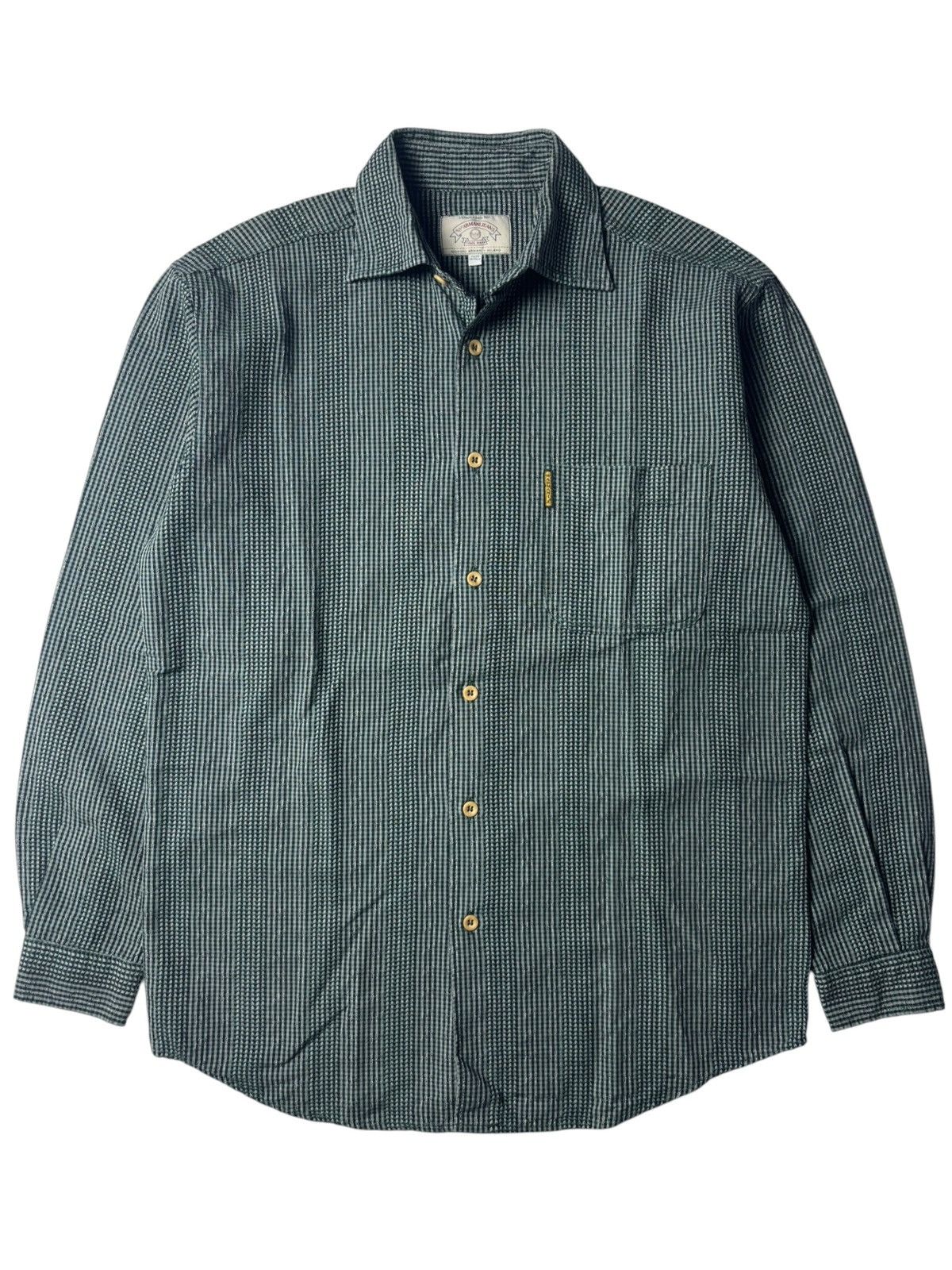 Armani 1990s Armani Jeans Abstract Pattern Button-Up Size US L / EU 52-54 / 3 - 1 Thumbnail